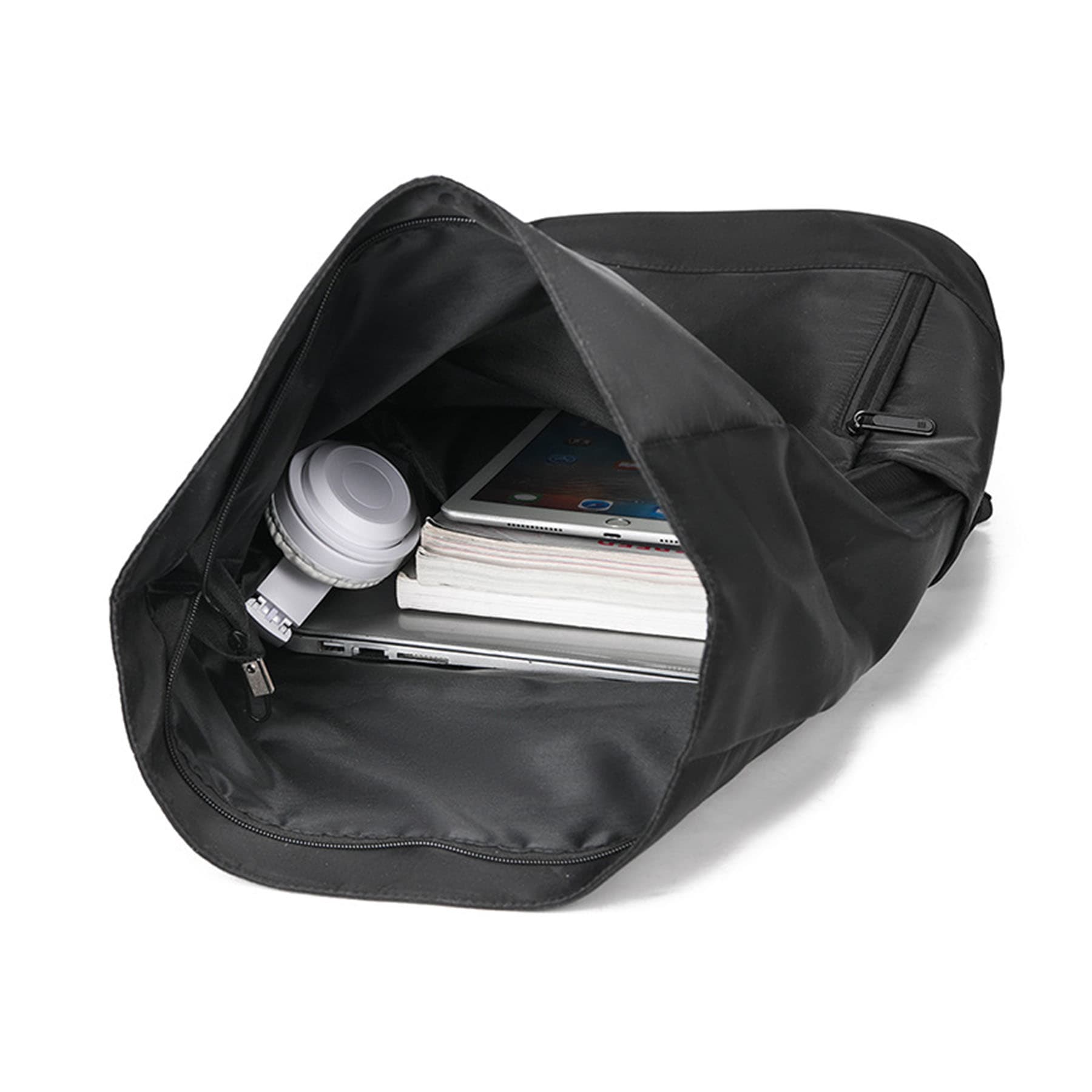 Roll-top backpack