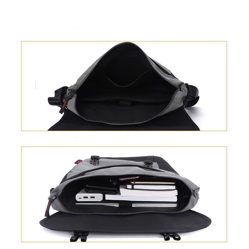 Nylon Travel Messenger Shoulder Bag
