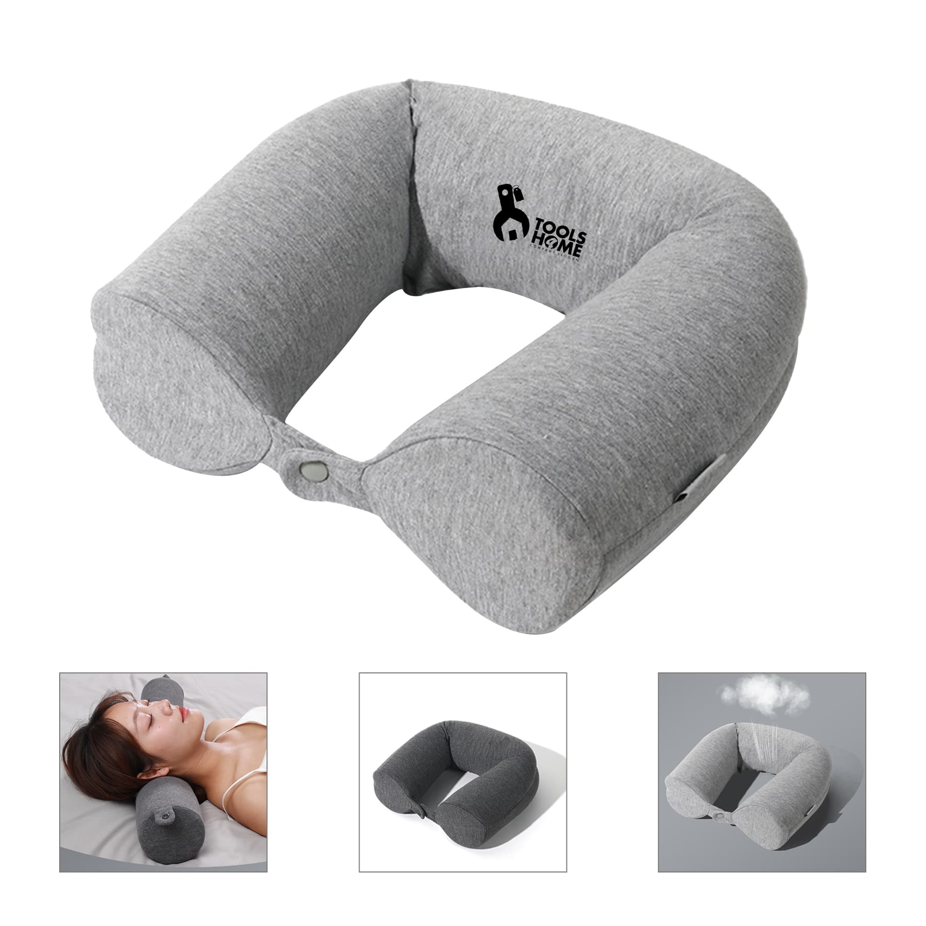 Twist Memory Foam Travel Pillow
