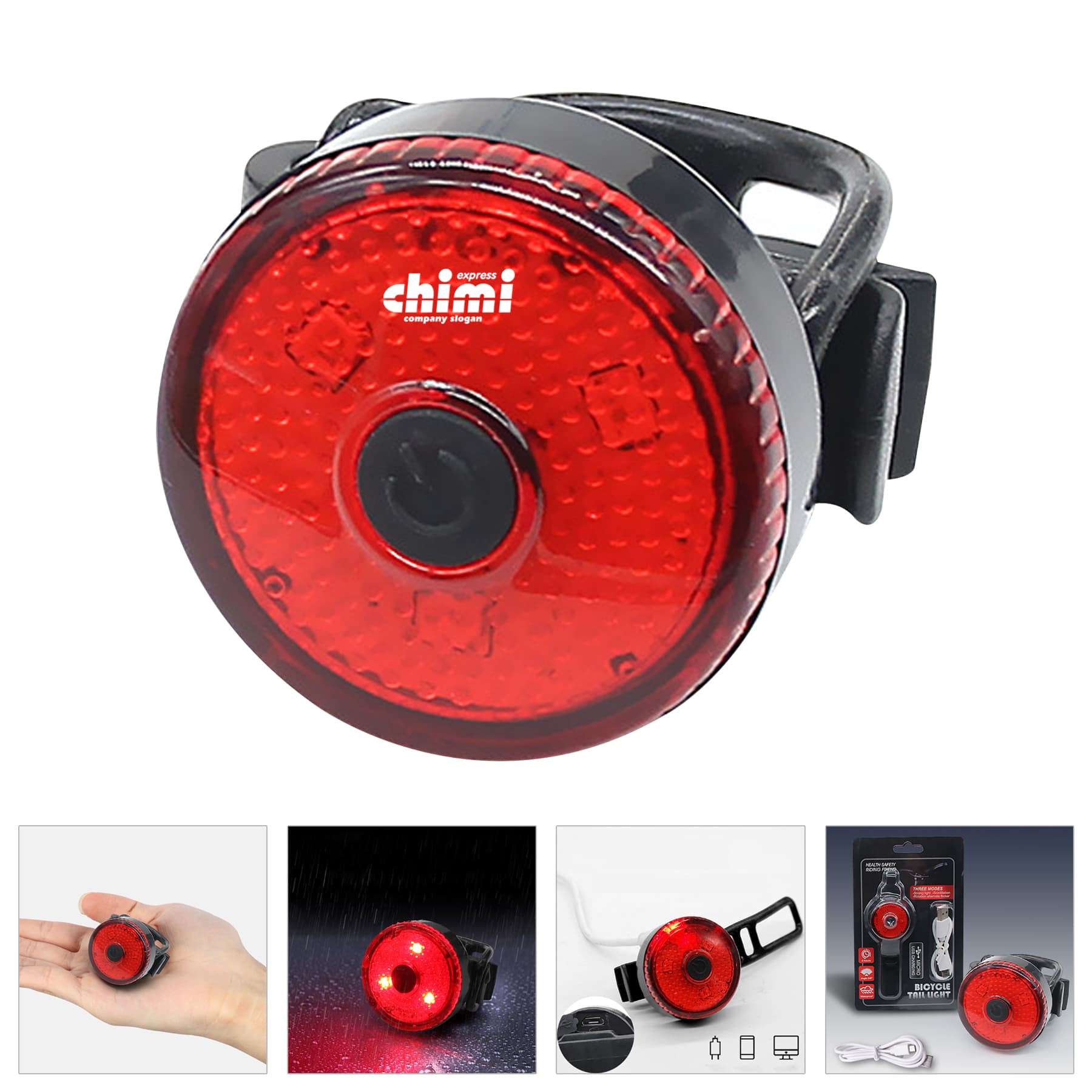 Rechargeable Bike Lights Tail Light