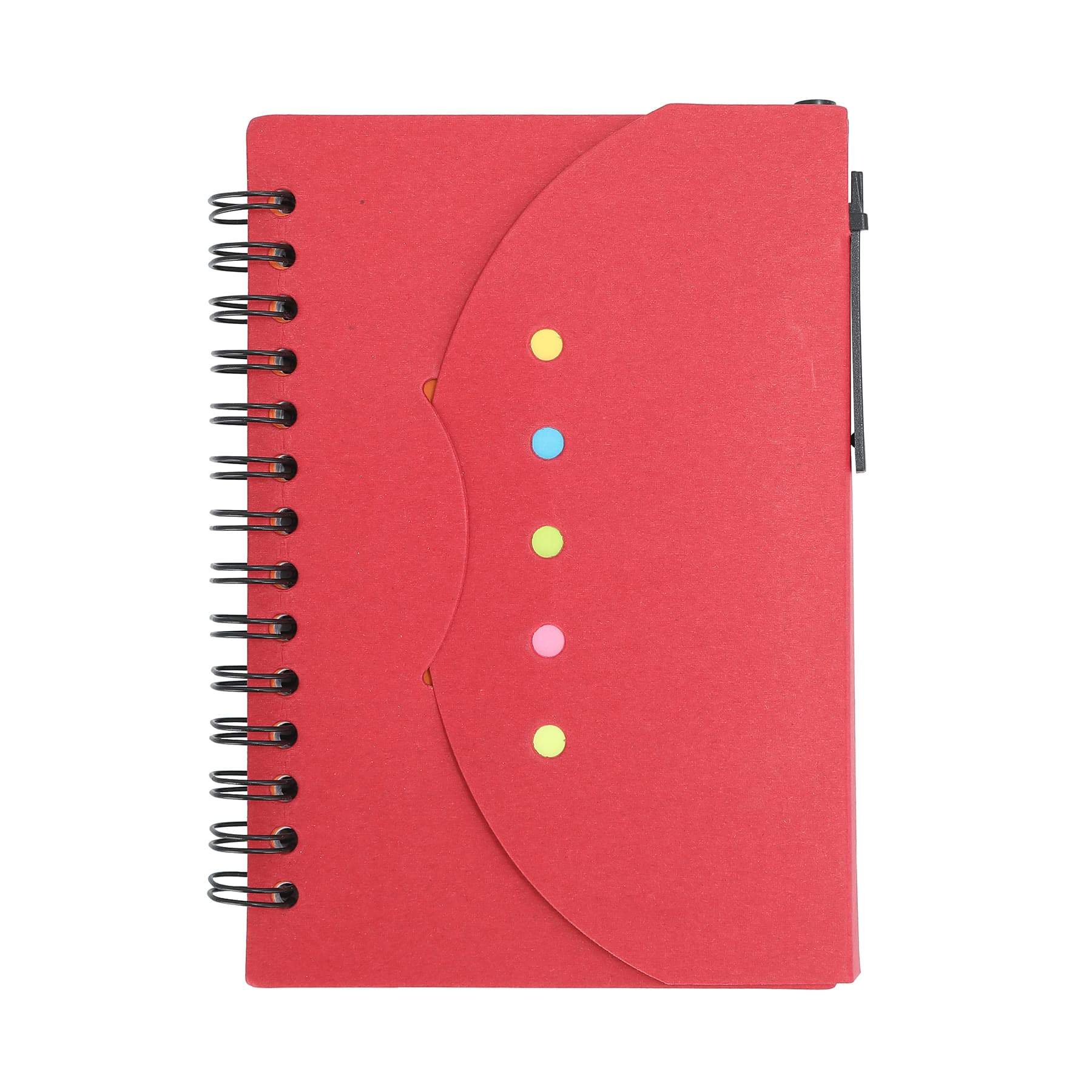 Kraft Cover Note Book Kit with Sticky Flags
