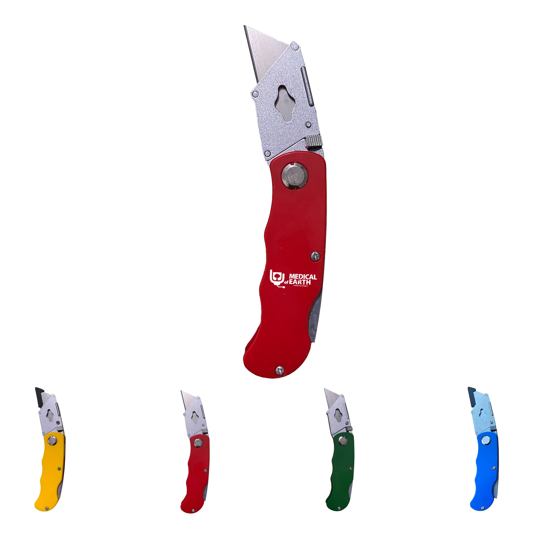 Folding Pocket Utility Knife with 5 Replaceable Blades
