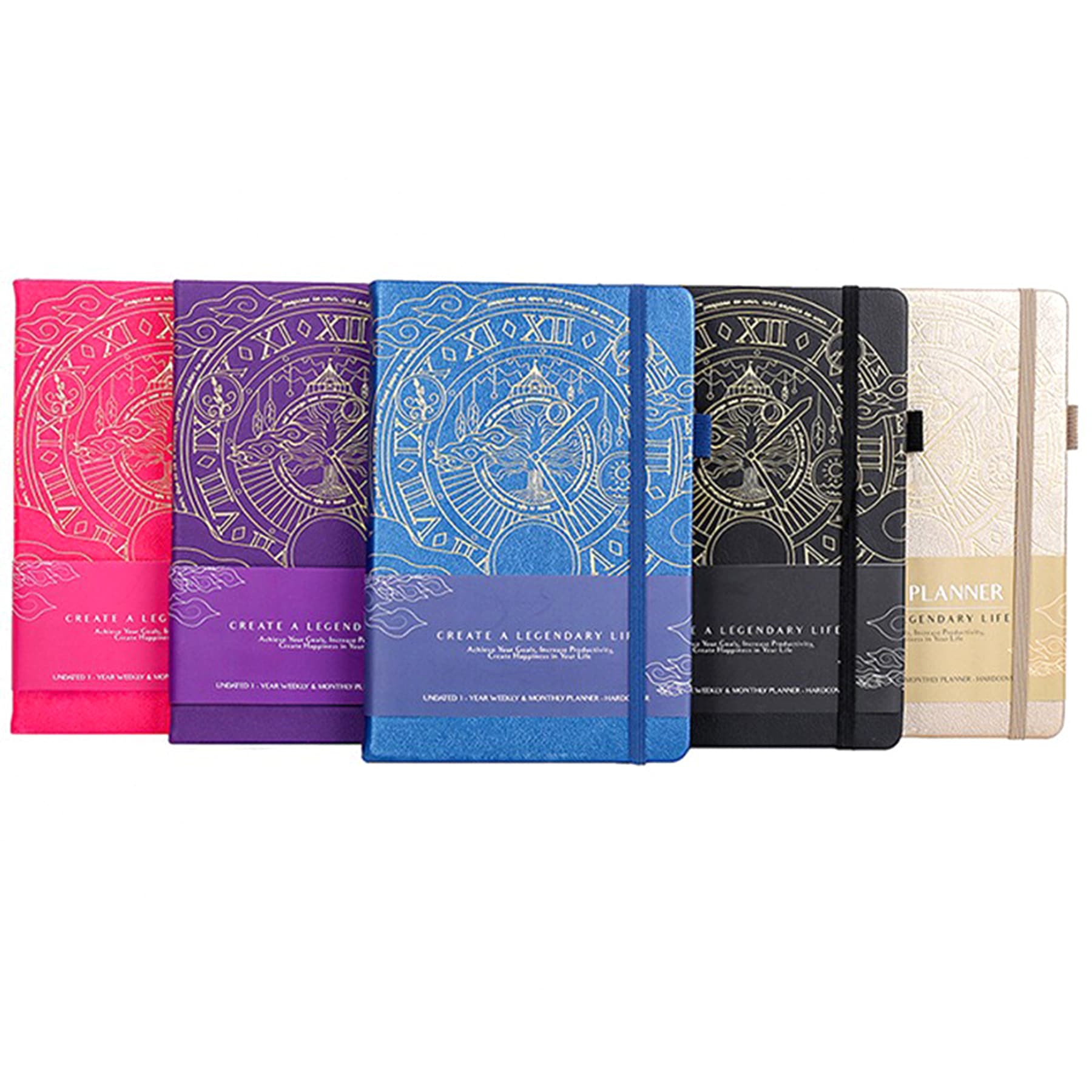 A5 Calendar Bronzing Notepad