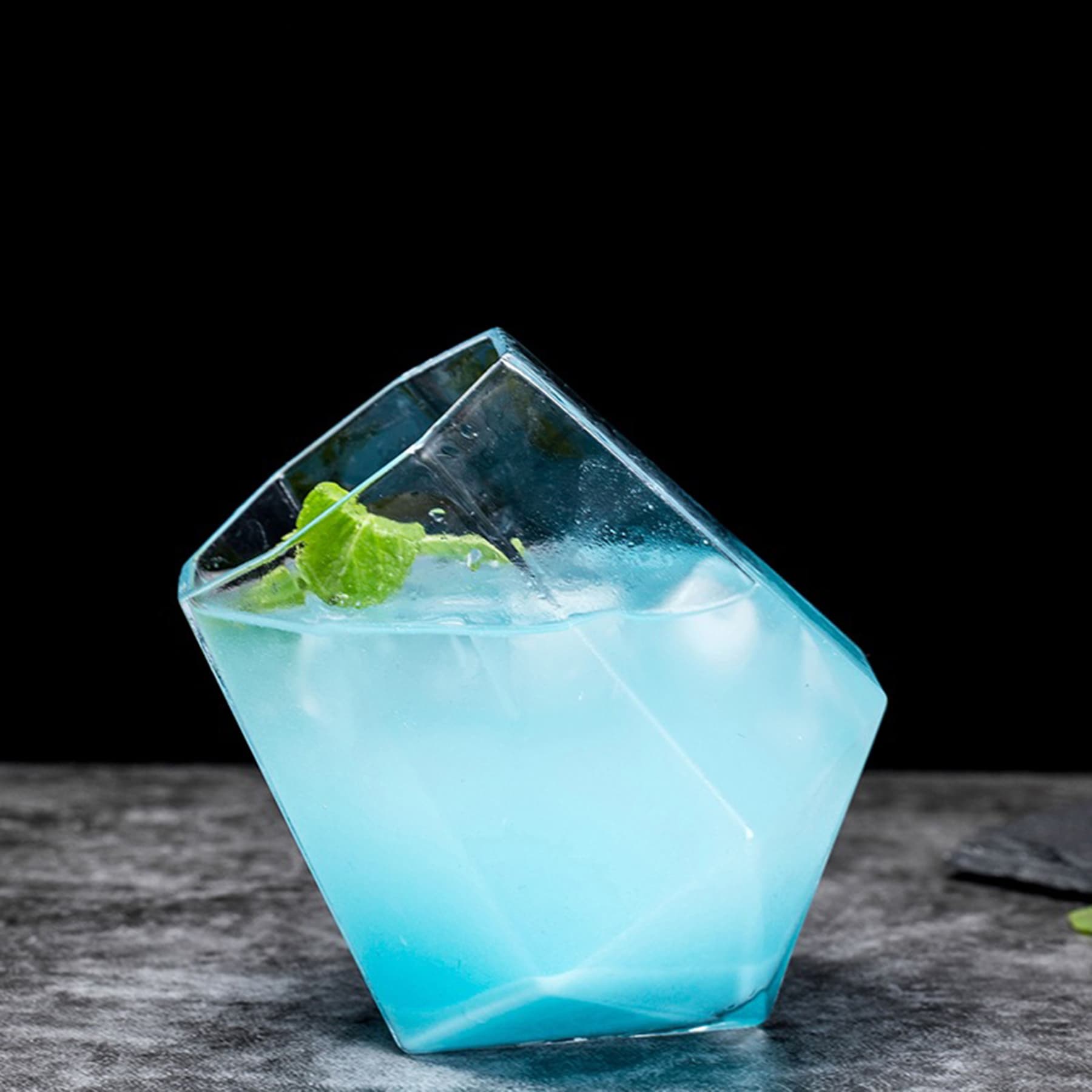 Diamond Shaped Whiskey Glasses