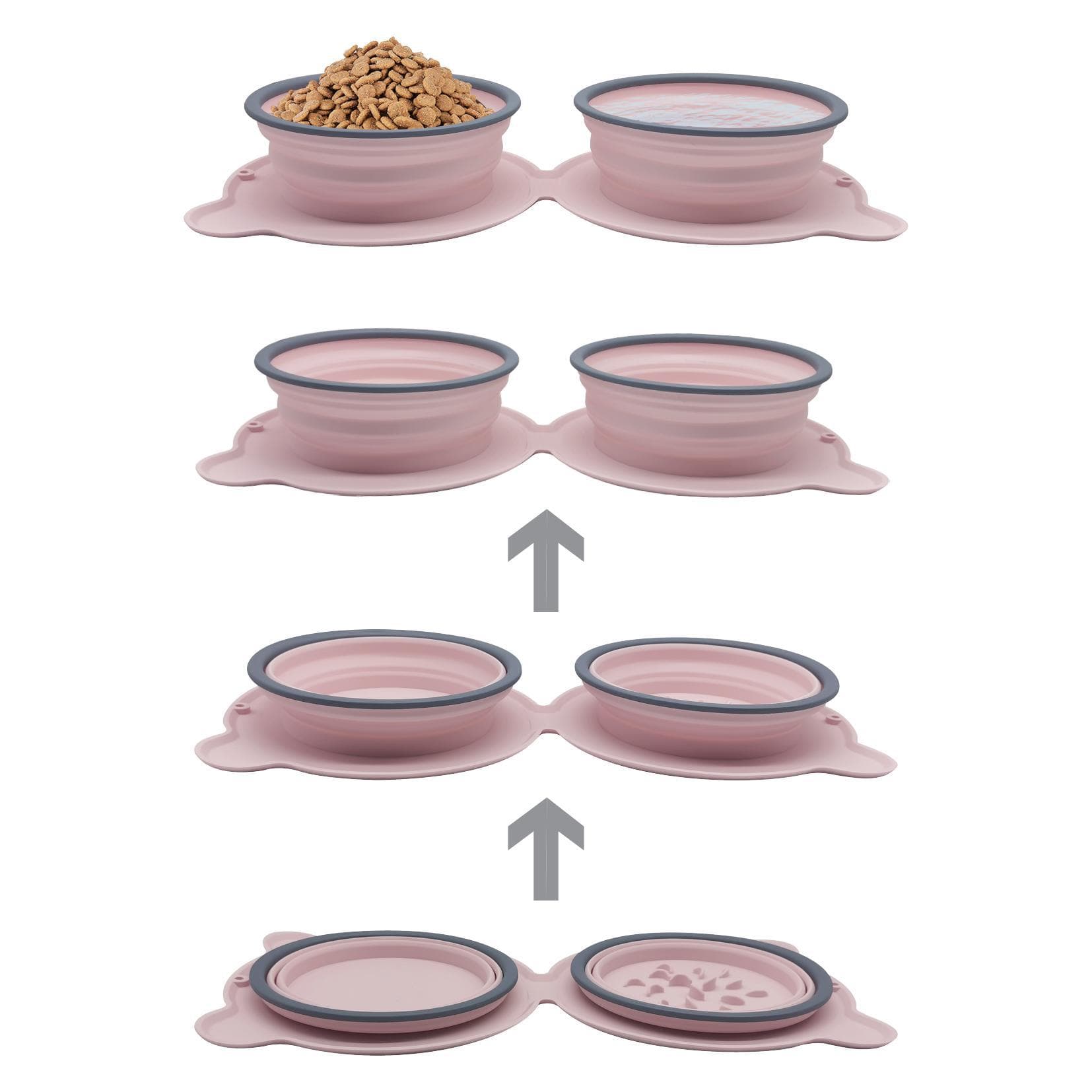 2 In 1 Foldable Pet Bowl