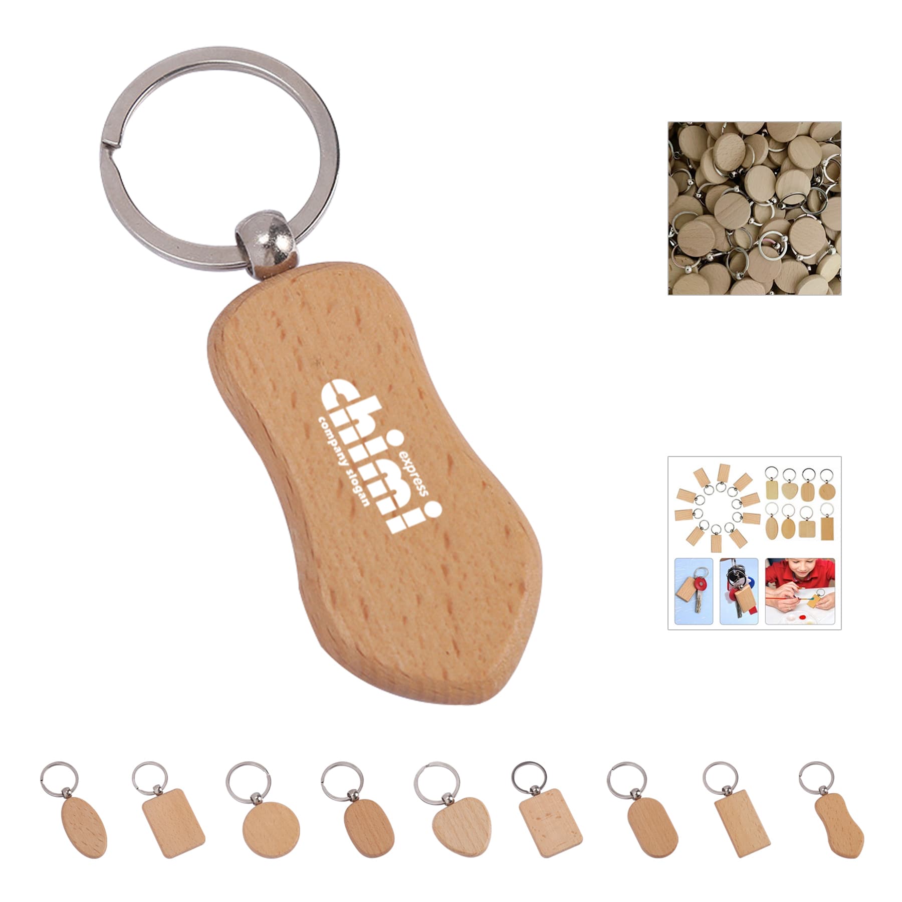 Wooden Keychain