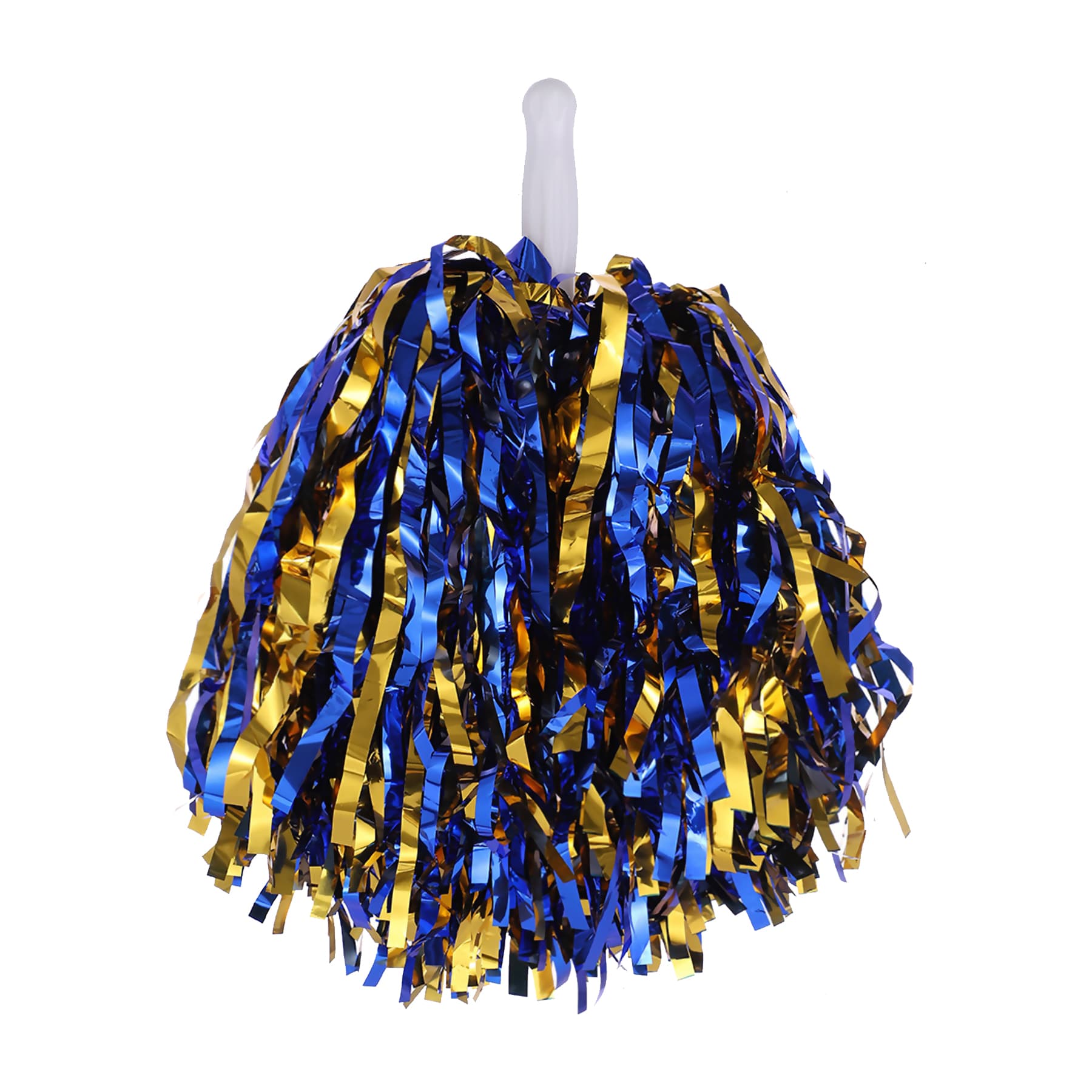 500-Streamer Solid Paddle Handle Pom Poms