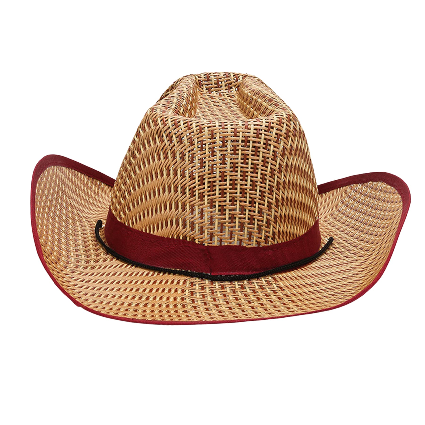 Straw Cowboy Hat With Customizable Band