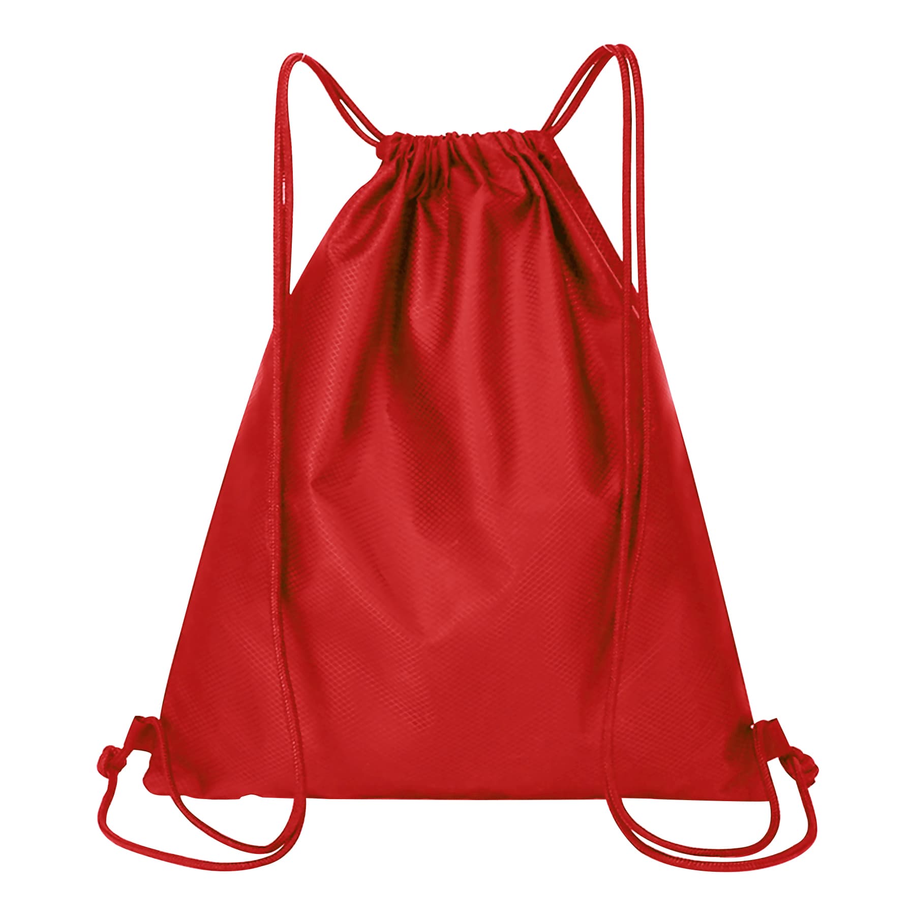 Drawstring Backpack W/ Front Pouch