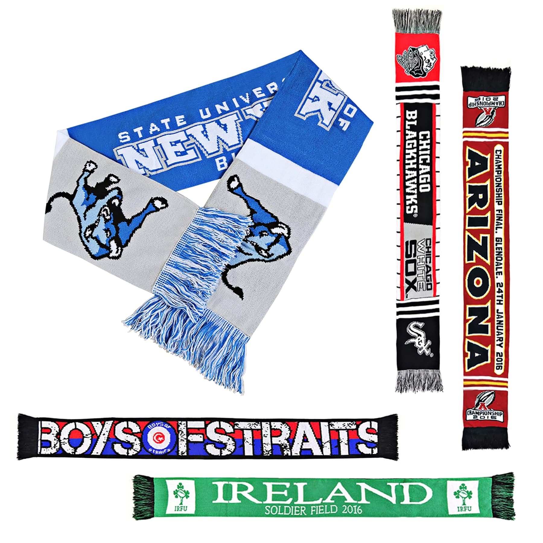 Spandex Knitted Scarf With Fringe