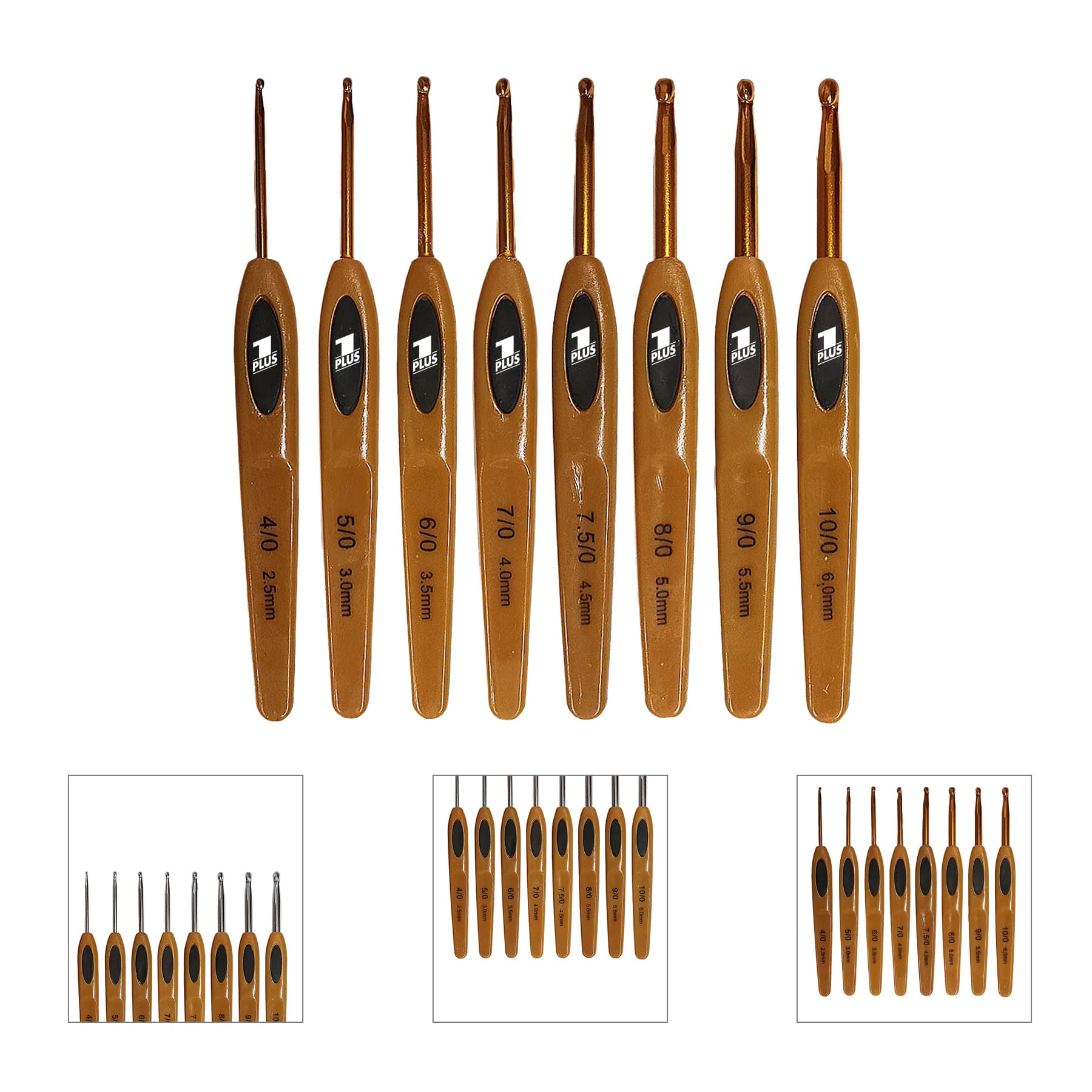 8Pcs Crochet Hooks Set Aluminum Knitting Needle