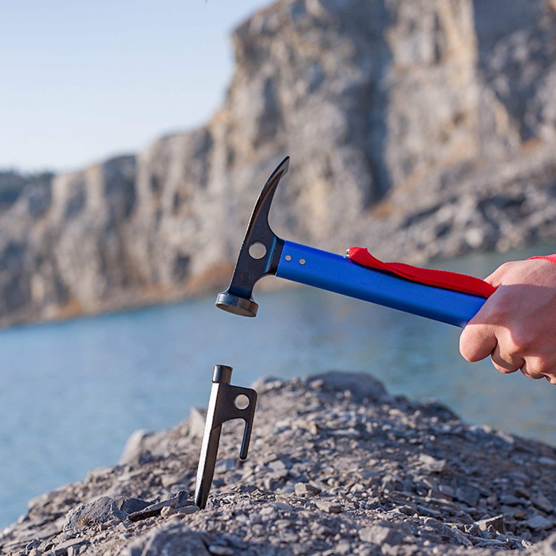 Camping Tent Outdoor Climbing Aluminum Hammer