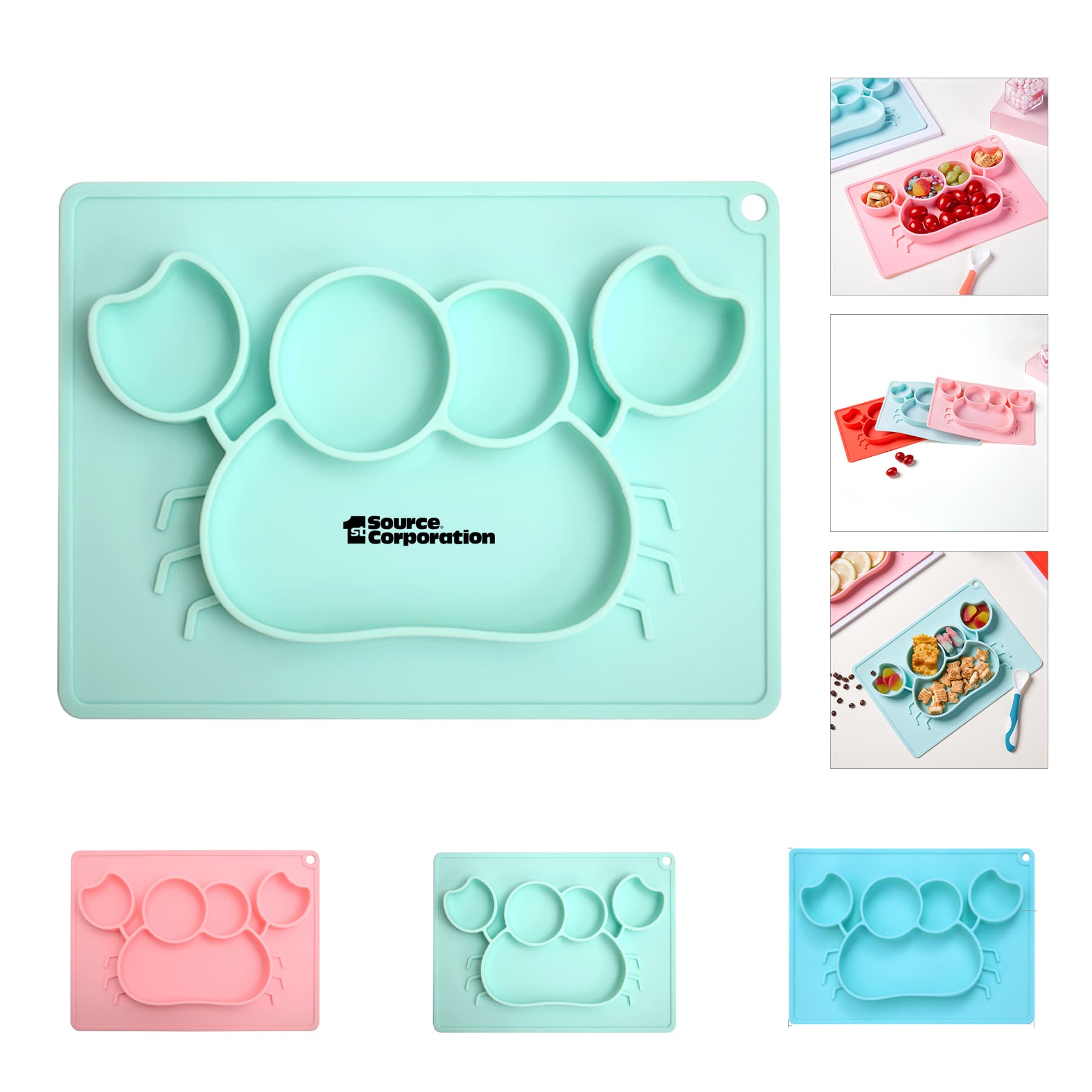 Baby silicone placemat
