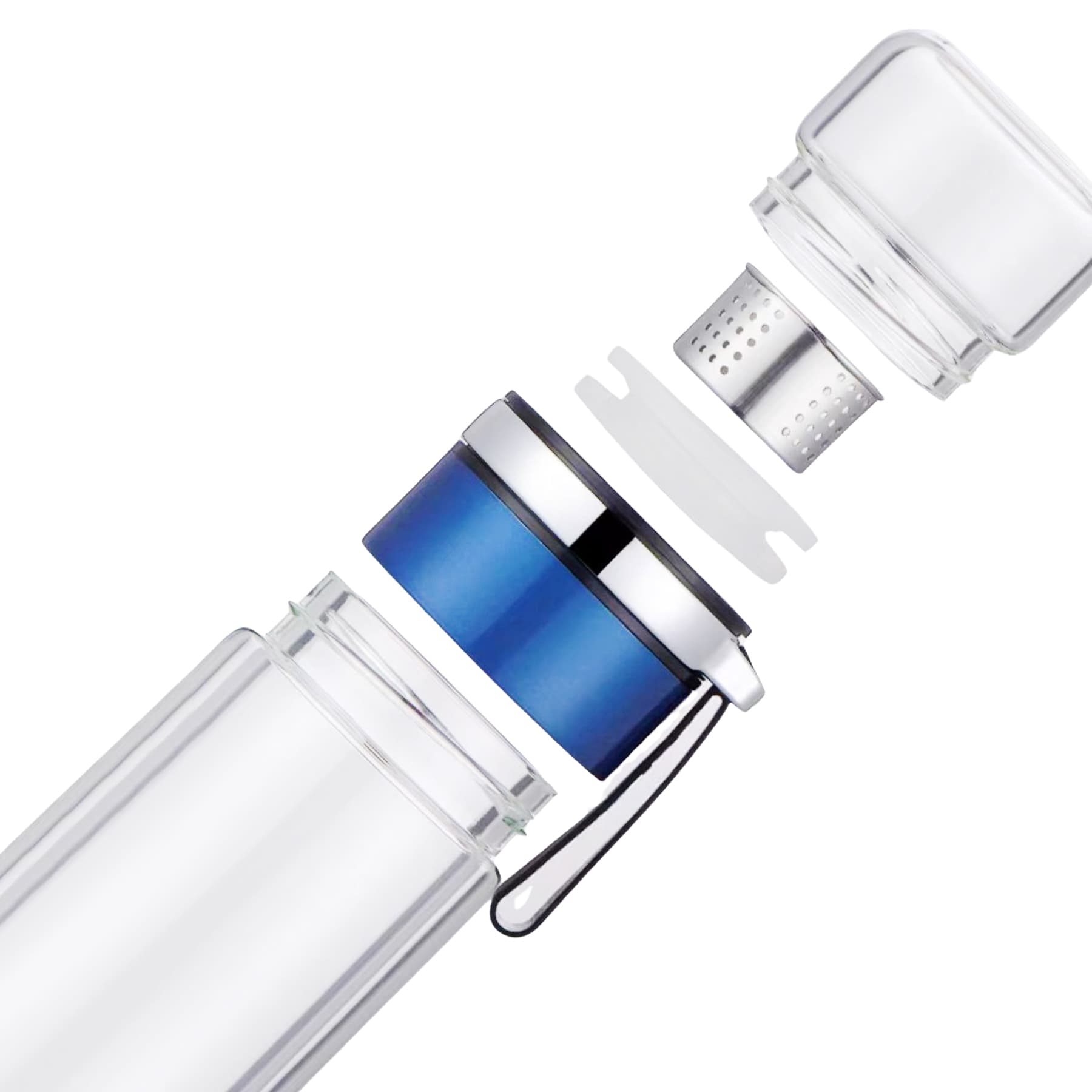 Tea Separator Glass Bottle