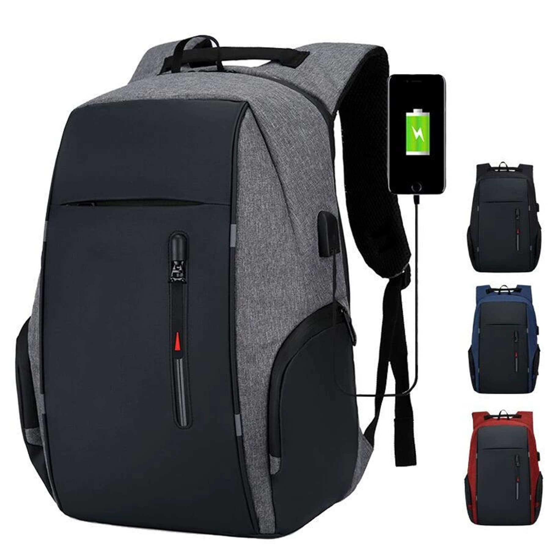 Laptop Backpack with USB Charging Port