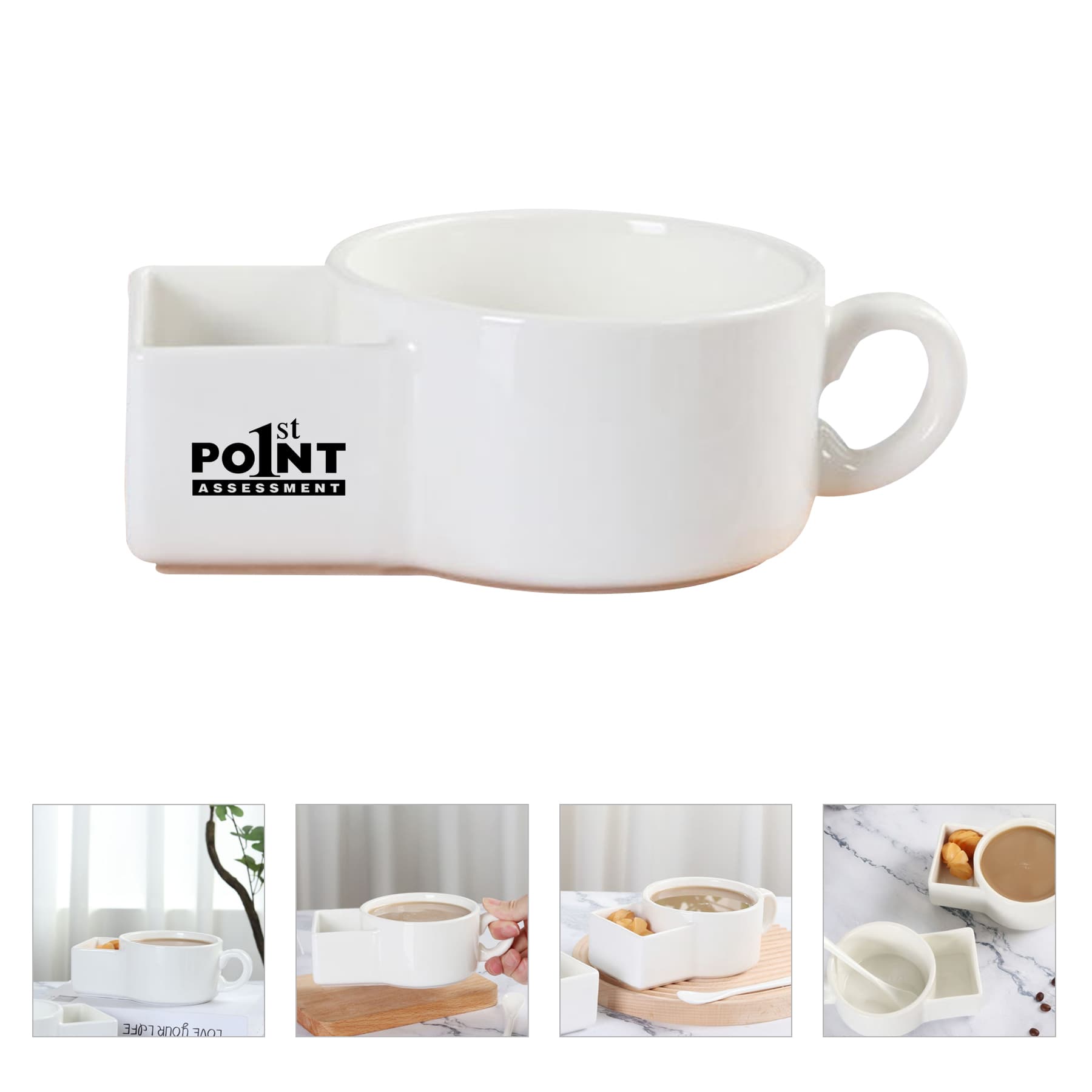 Ceramic Soup Mug With Handle