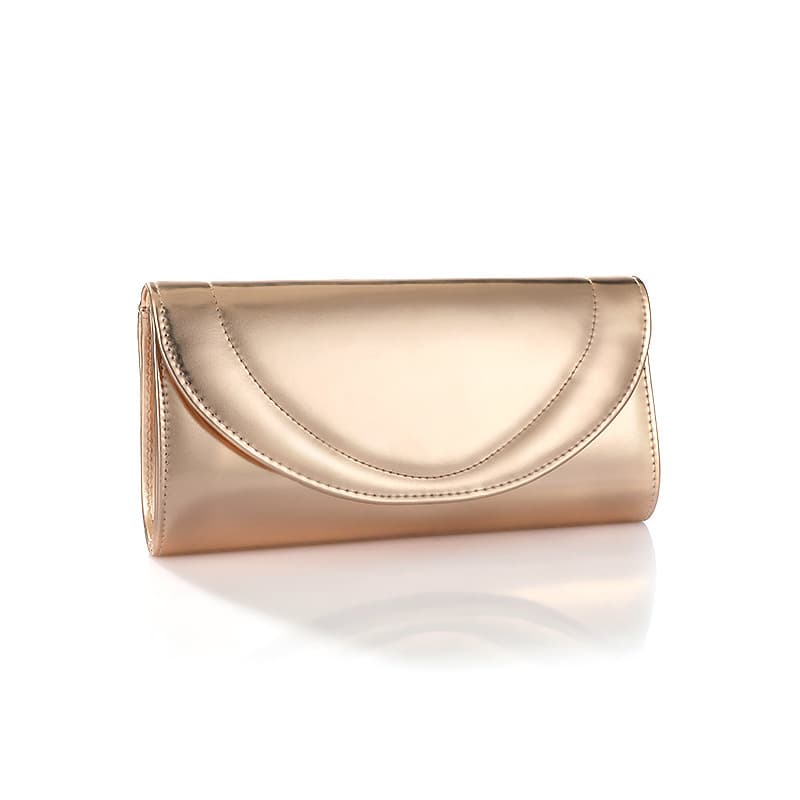 Genuine Leather Golden Dinner Crossbody Bag