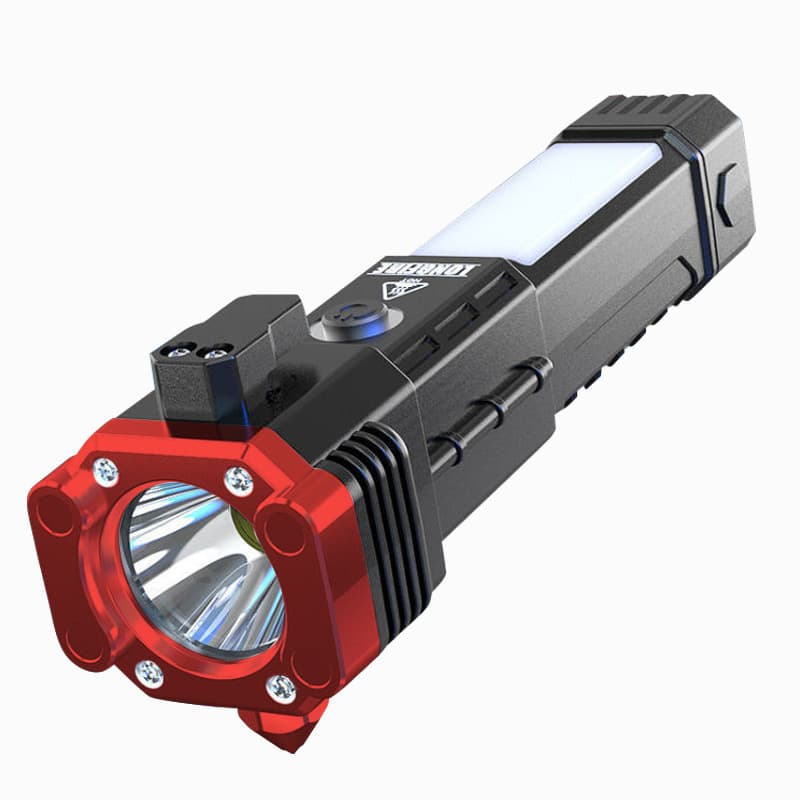Usb Rechargeable Safety Hammer Flashlight