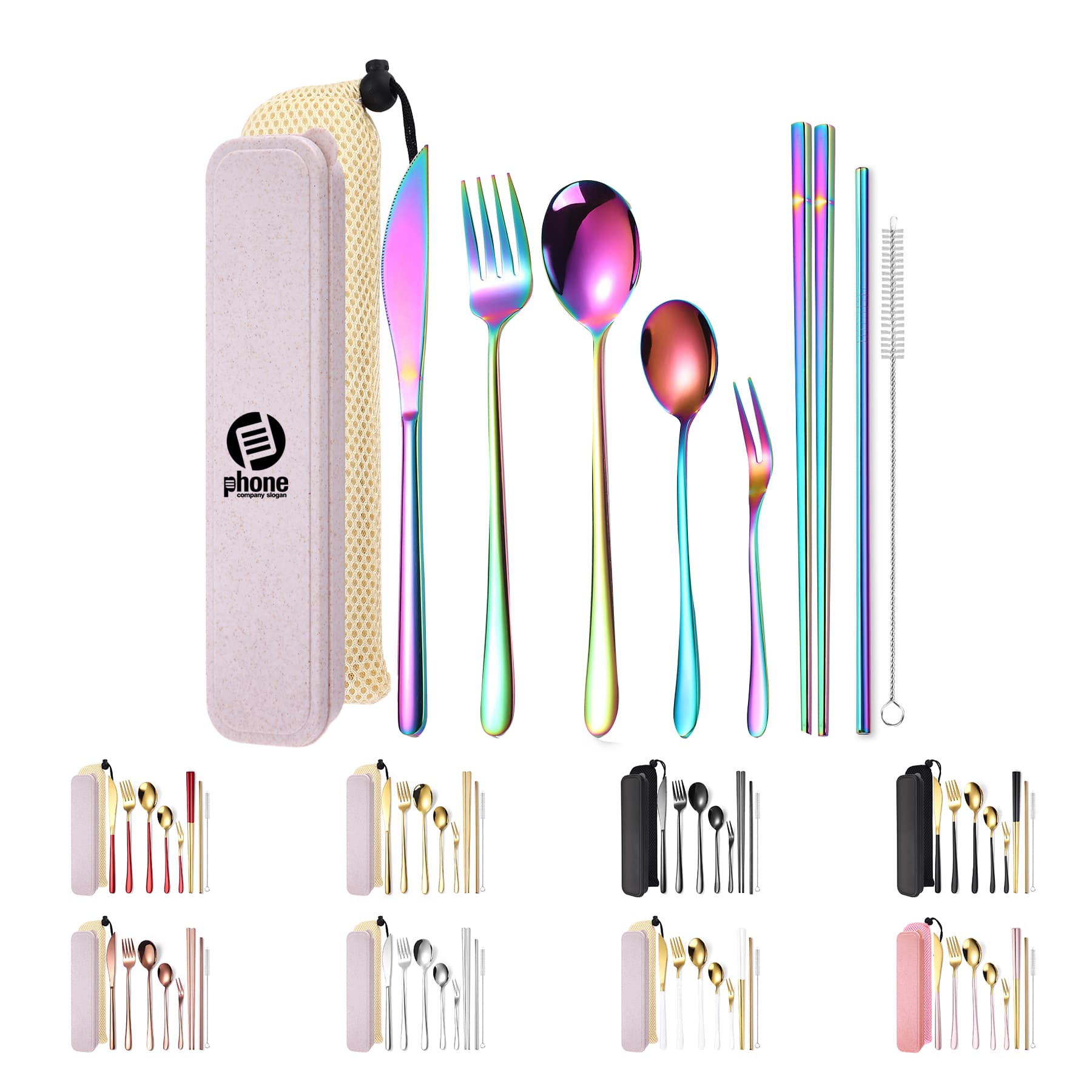 Travel Cutlery Flatware Set