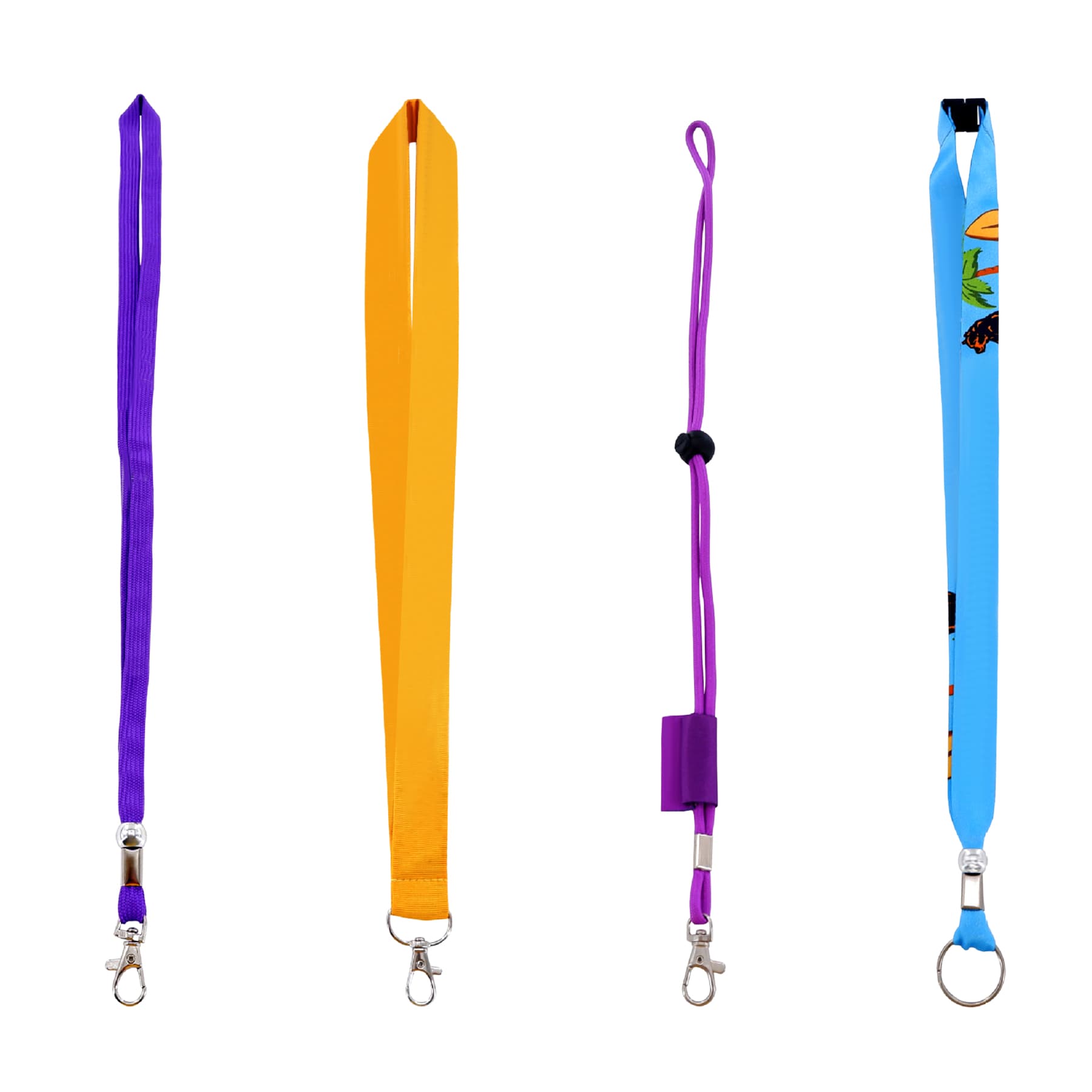 Custom 1" Lanyard with Buckle Release and Safety Breakaway
