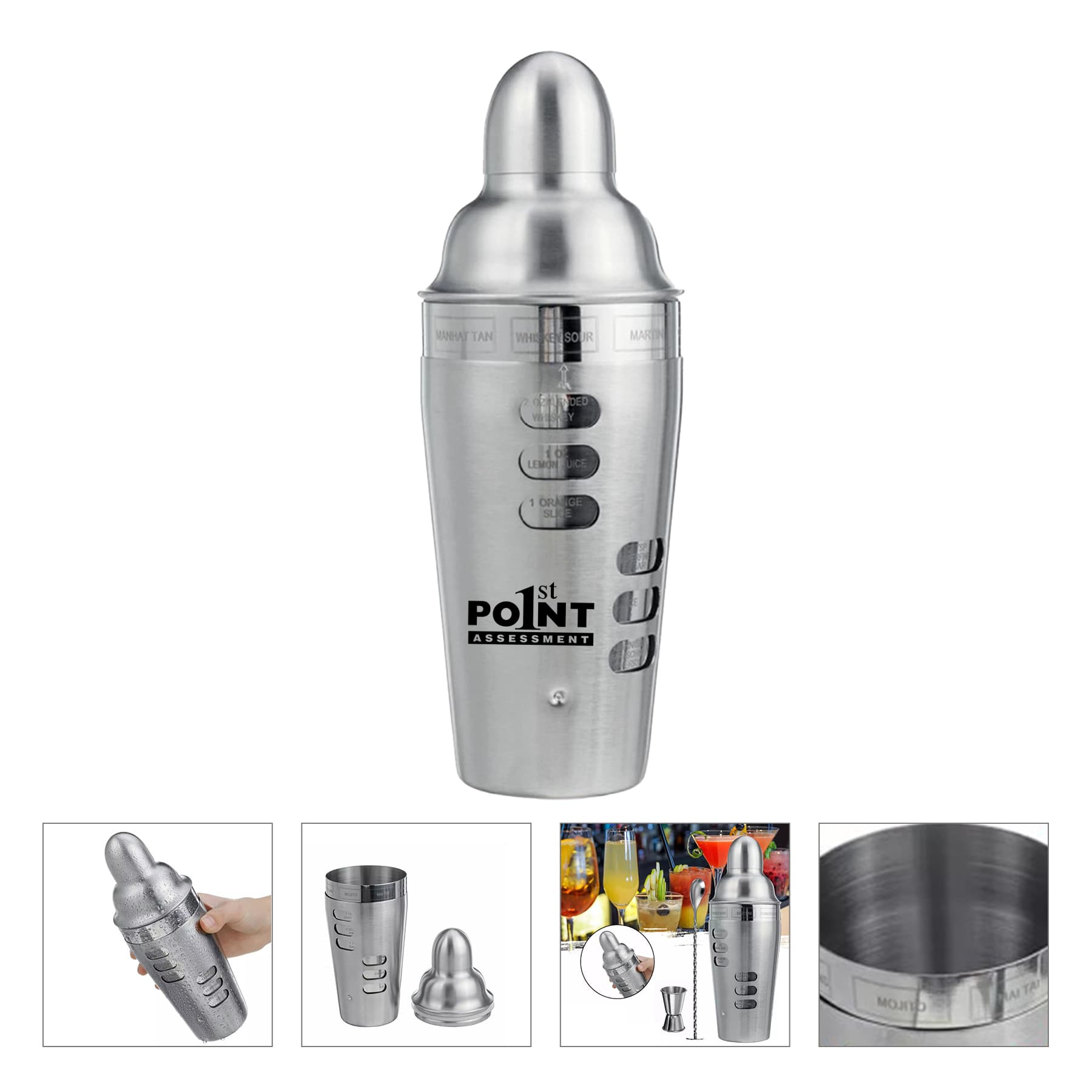 Recipe Cocktail Shaker Bottle