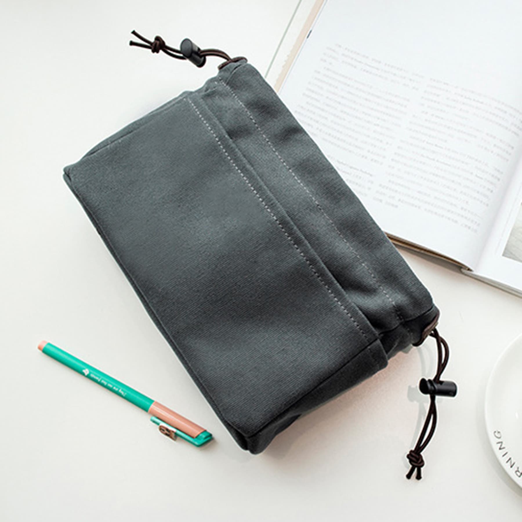 Canvas Drawstring Hand Bag