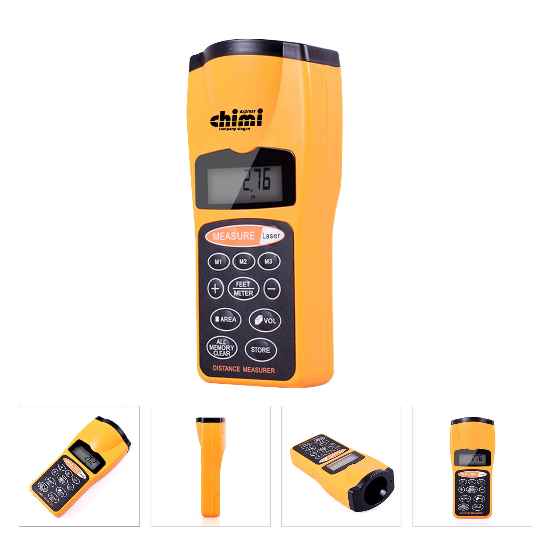 Ultrasonic Distance Measurer Laser Point