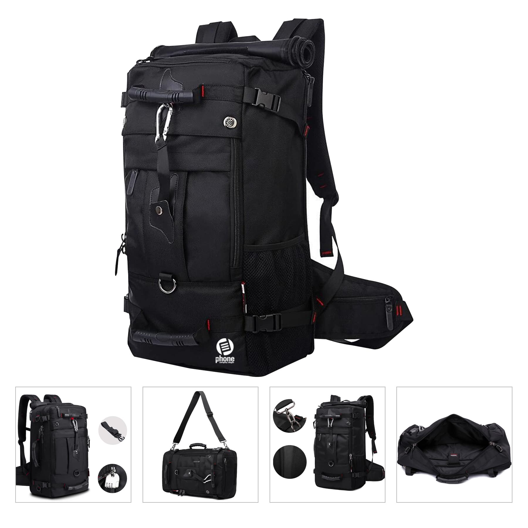 Man Carry On Laptop Travel Backpack