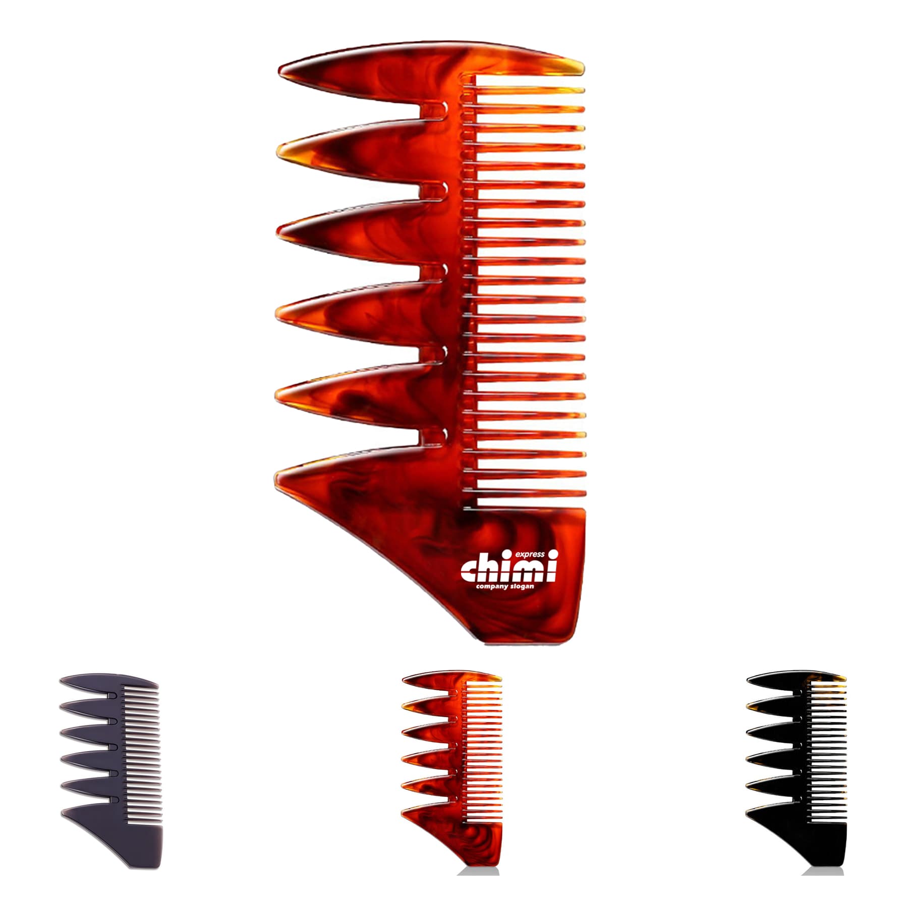 Two-In-One Plastic Stylist Comb