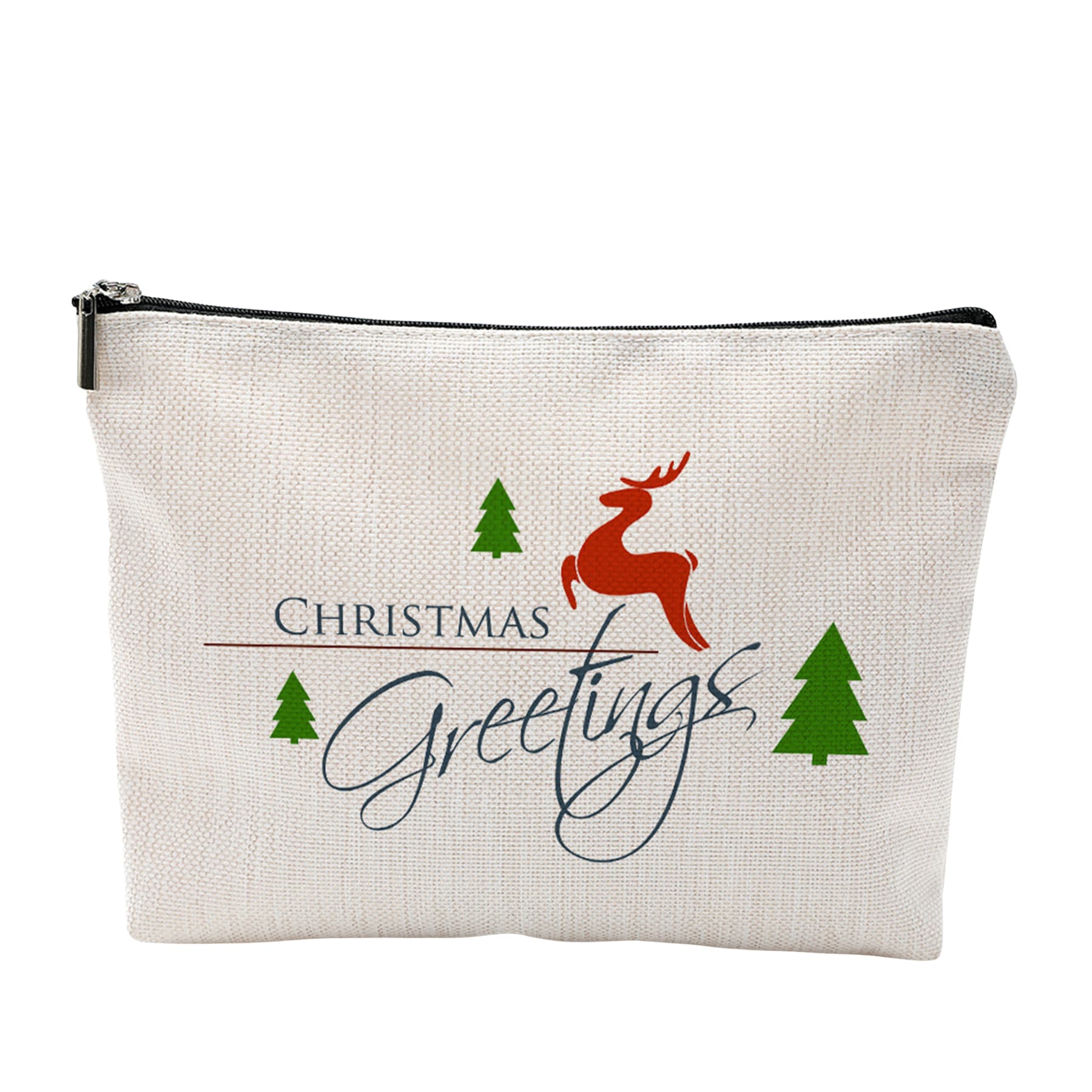 Christmas Waterproof Makeup Bag with Zipper