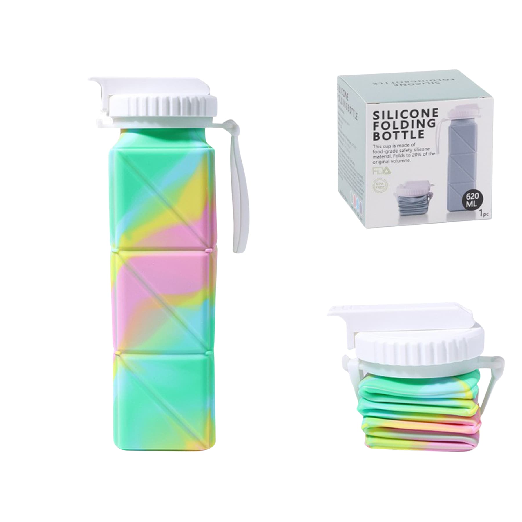 Outdoor Silicone Foldable Bottle