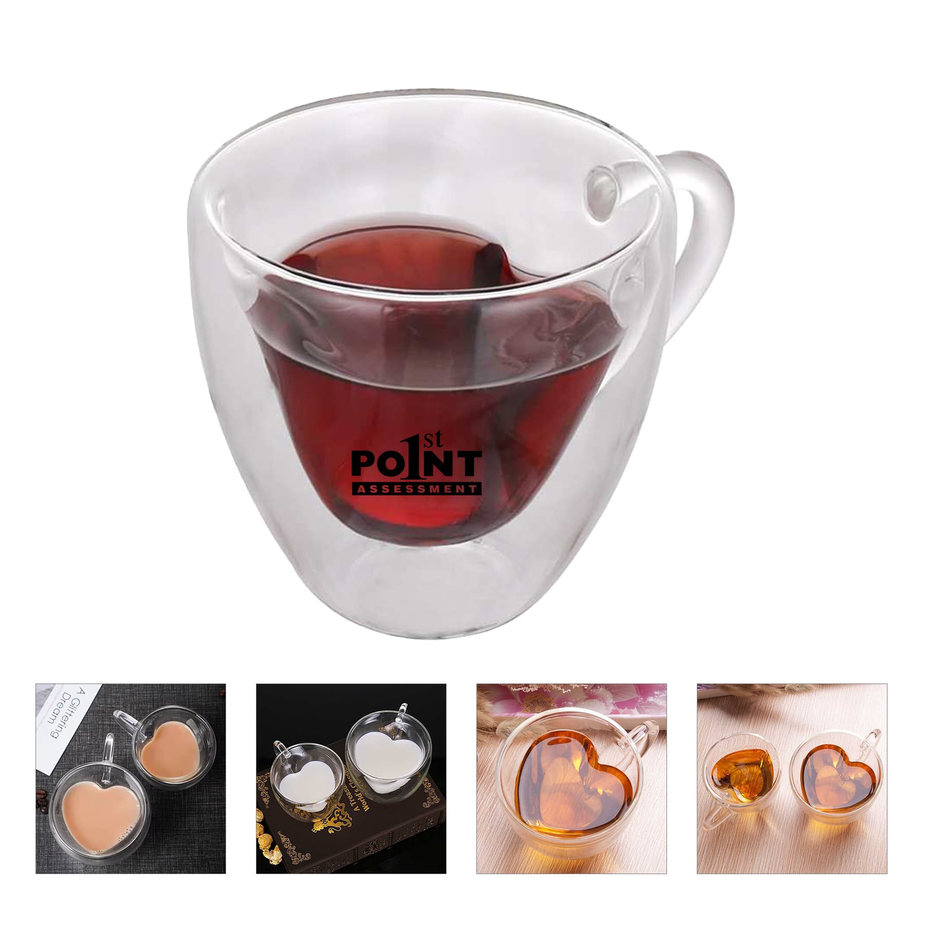 Creative Heart Shape Design mug