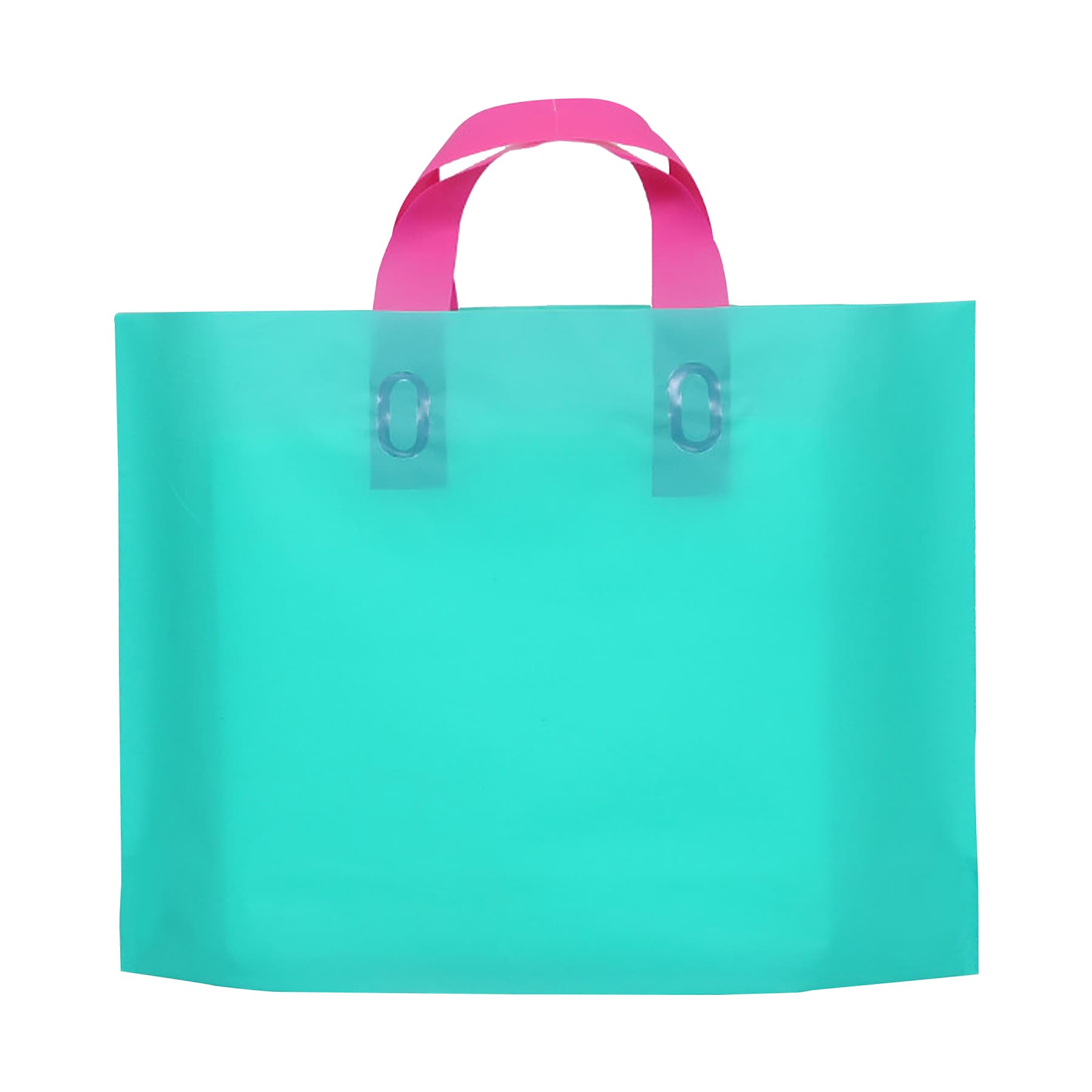 Die-cut Soft PE Handle Shopping Tote Bag