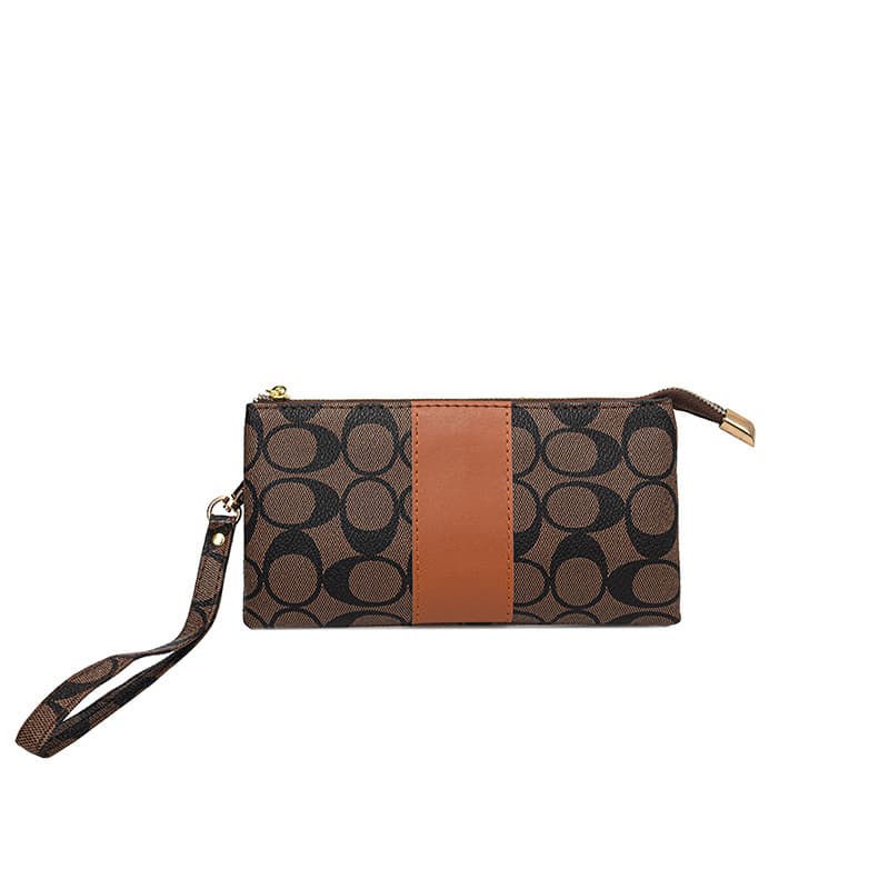 PU Exquisite Retro Zip Wallet