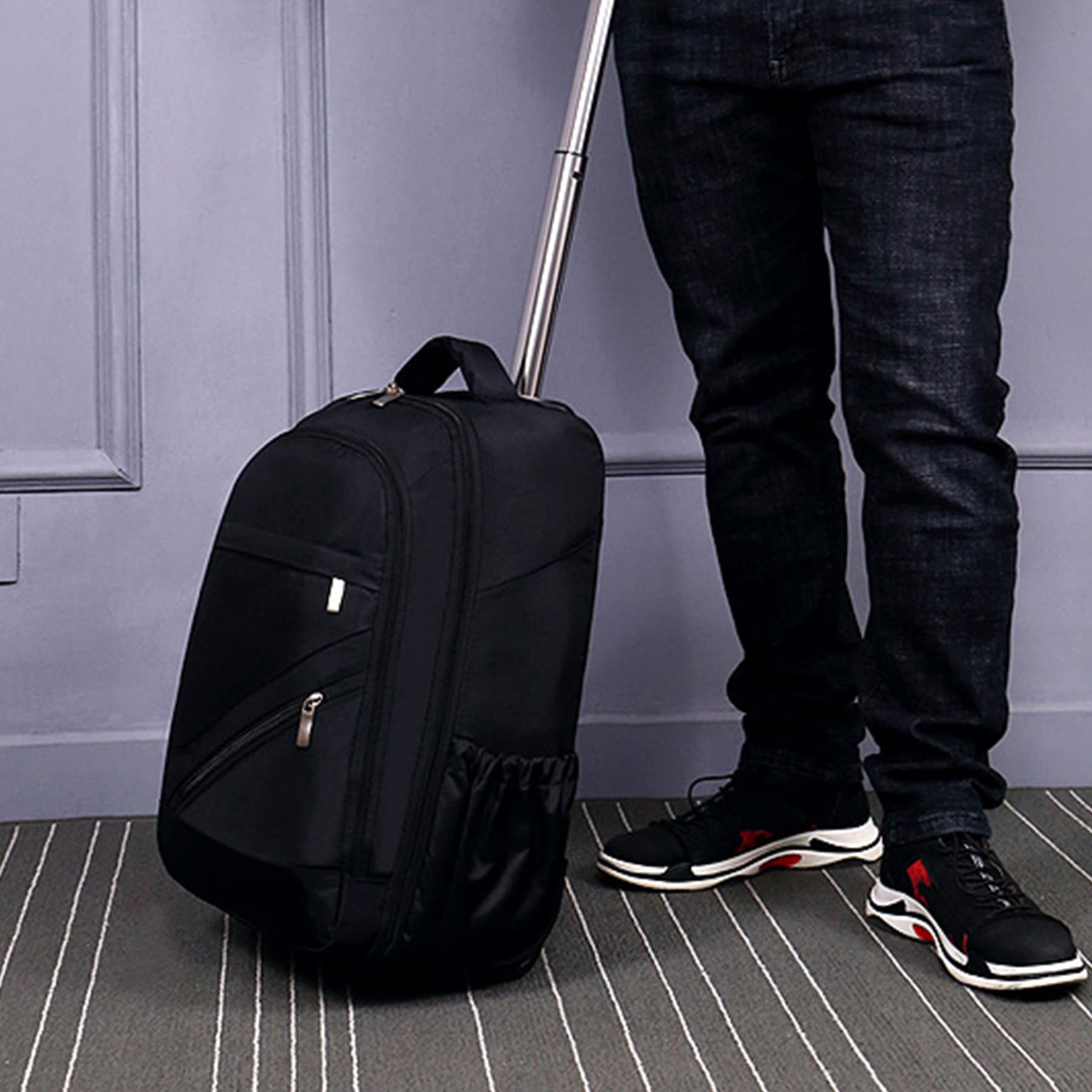 Wheeled Trolley Laptop Backpack