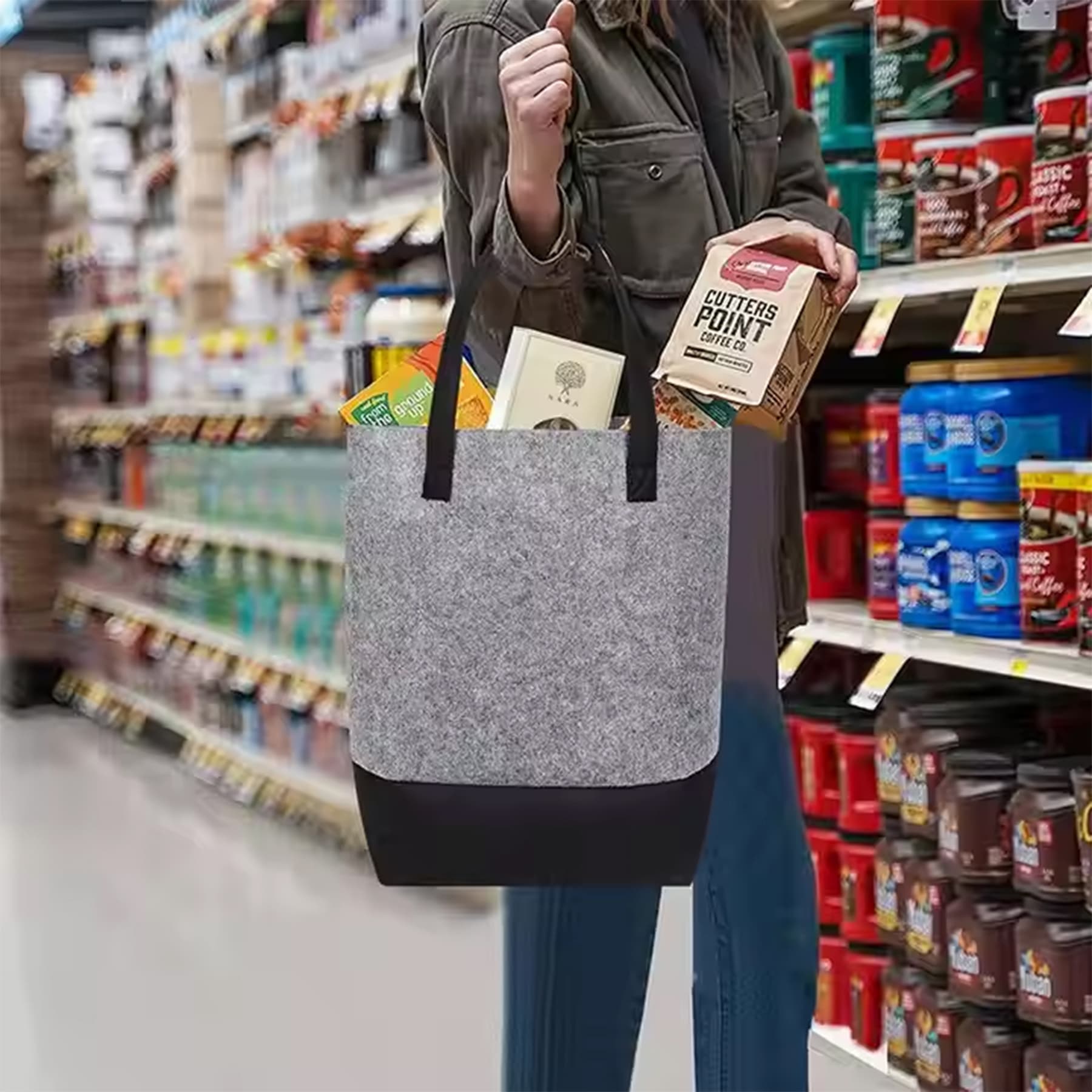 Two Tune Felt Tote
