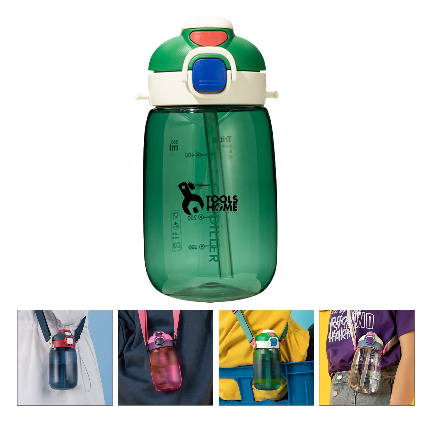Custom 19 oz Tritan Material Sports Bottle