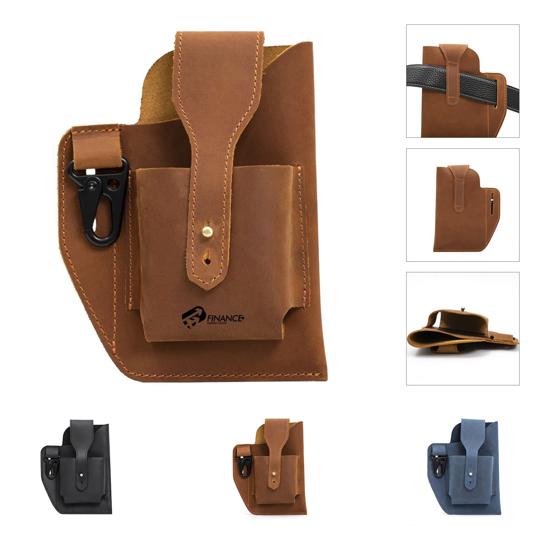 Retro Belt Waist Men's Bag