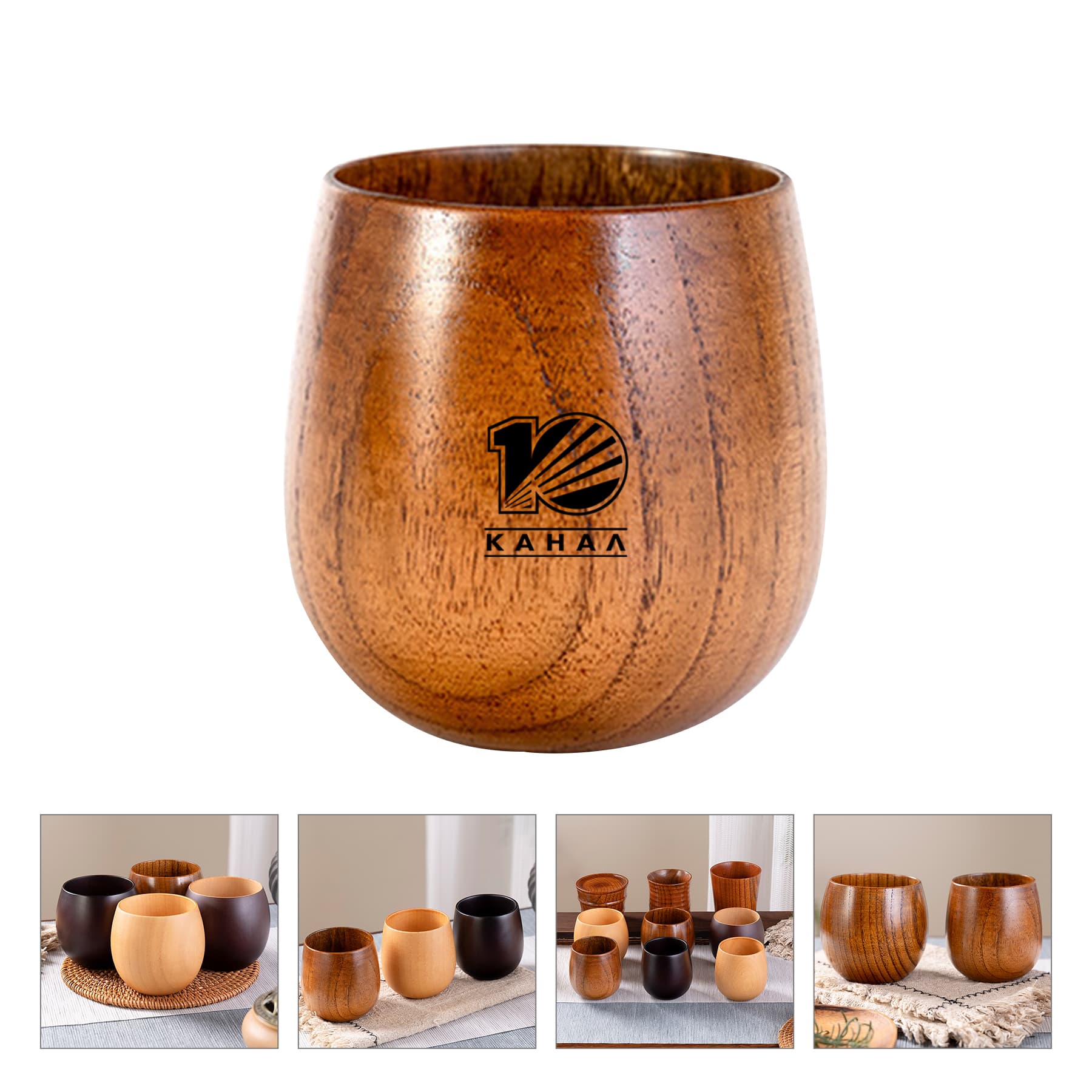 Wooden Tea Cup