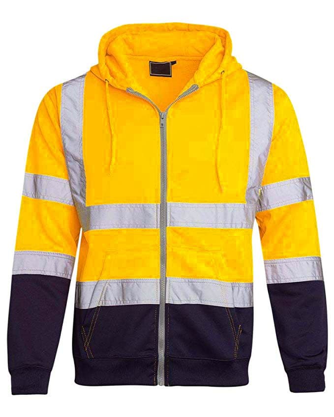 Men’S Reflective Hooded Sweatshirt