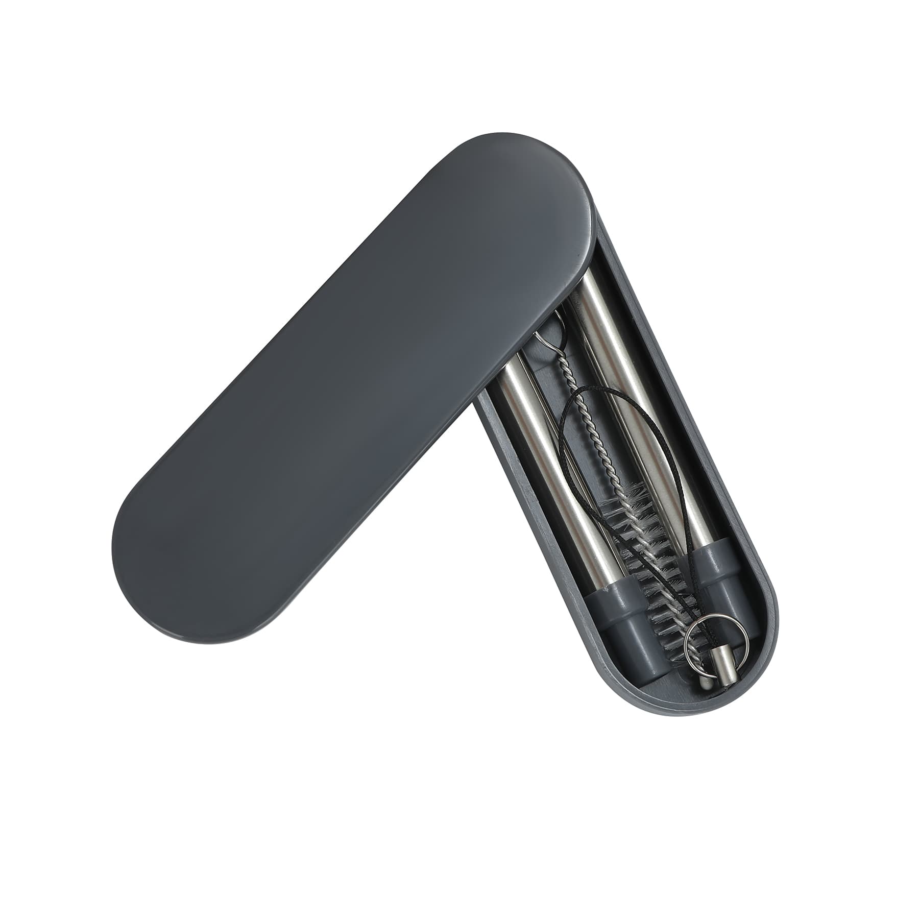Stainless Steel Collapsible Straws with Case