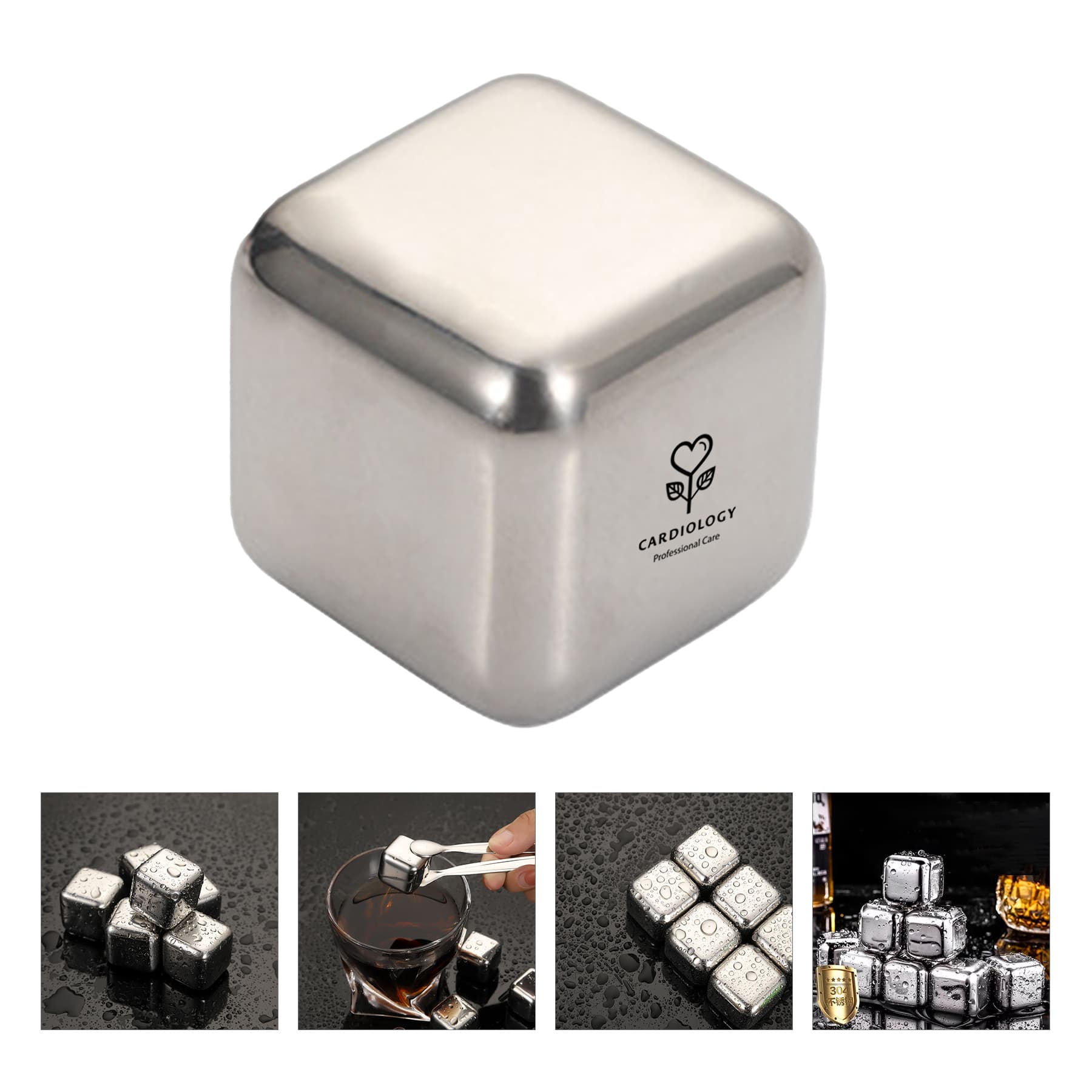 Stainless Steel Ice Cubes