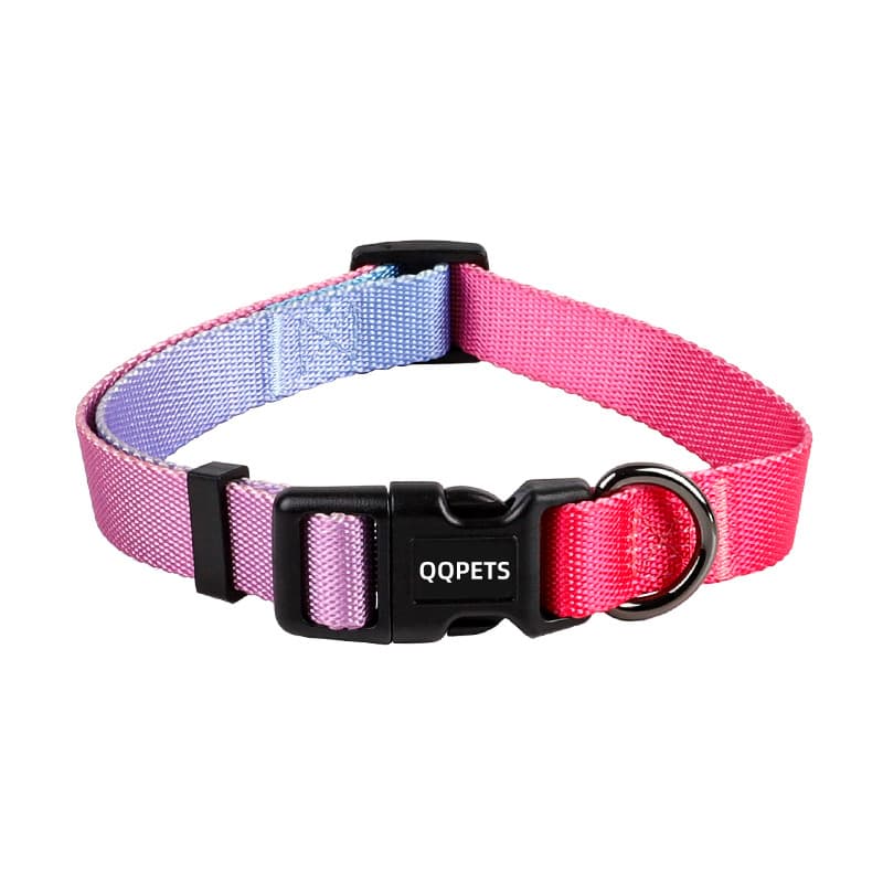 Dog Collar,8 Colors, Breathable Nylon Pet Collar Adjustable