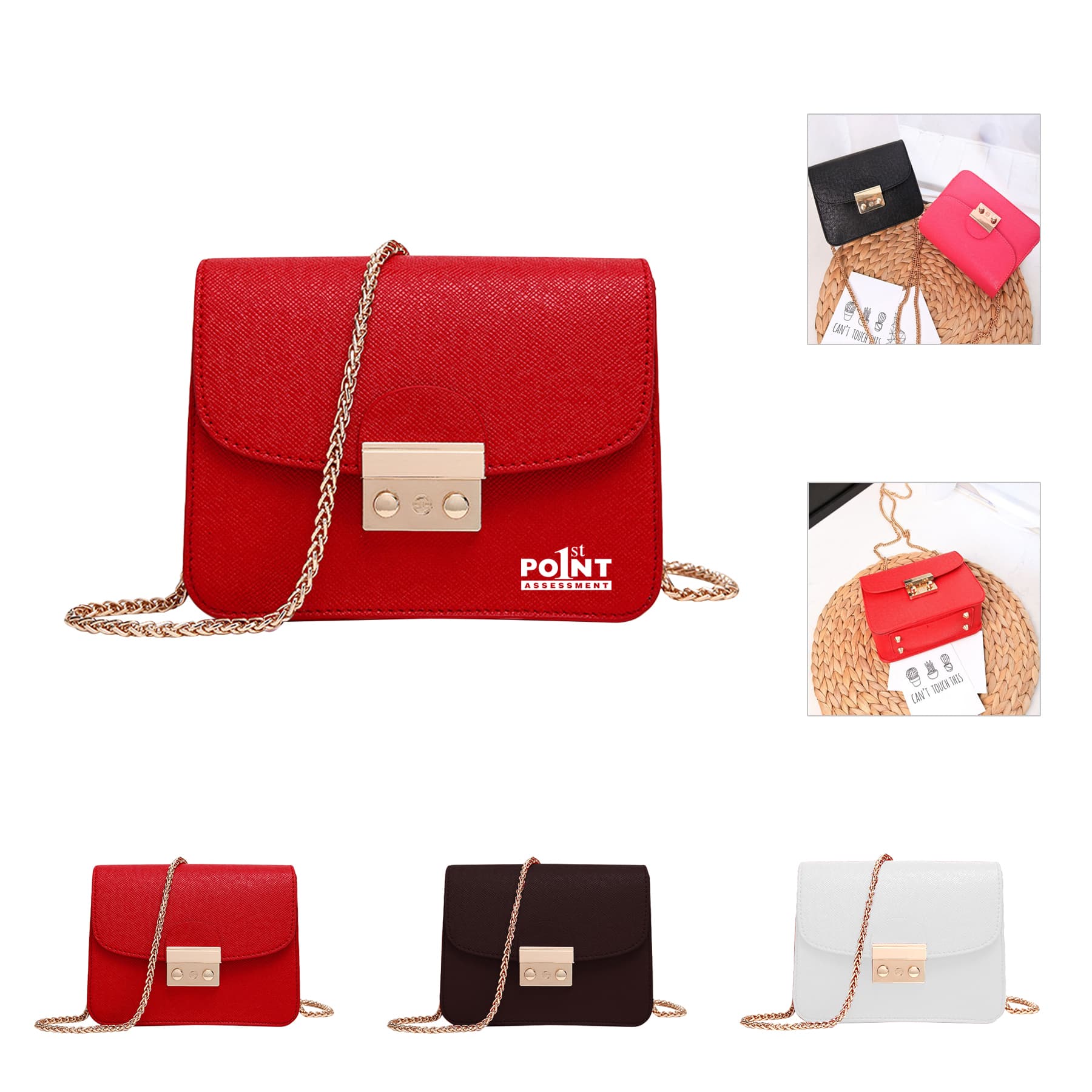 Mini Pu Leather crossbody bag