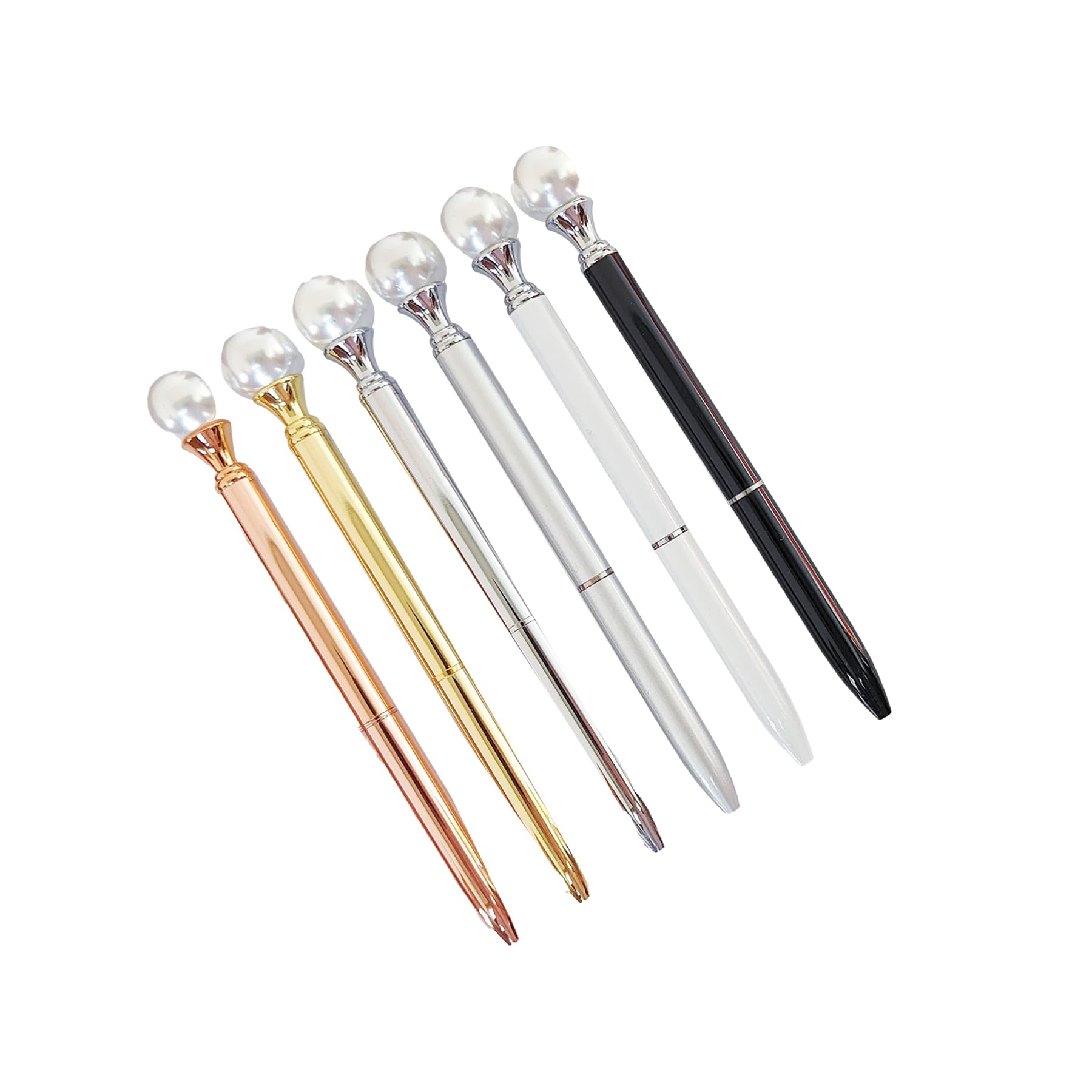 Big Pearl Metal Ballpoint Pen