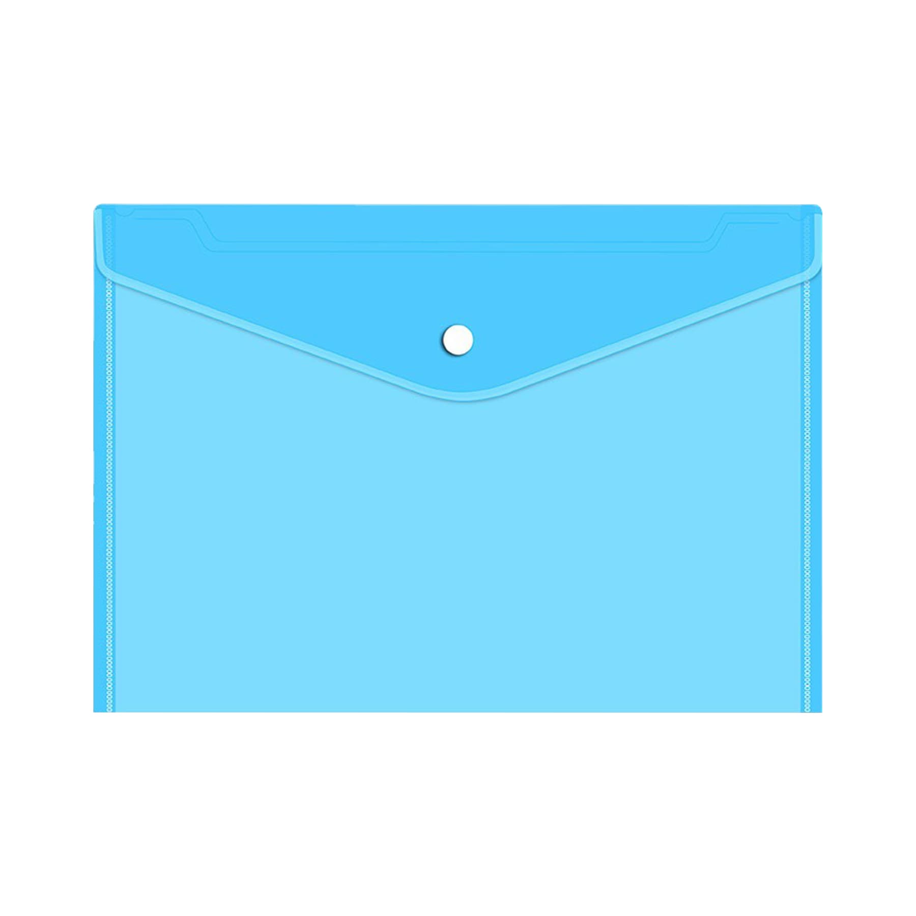 Clear A4 File Bag PP Document Pouch