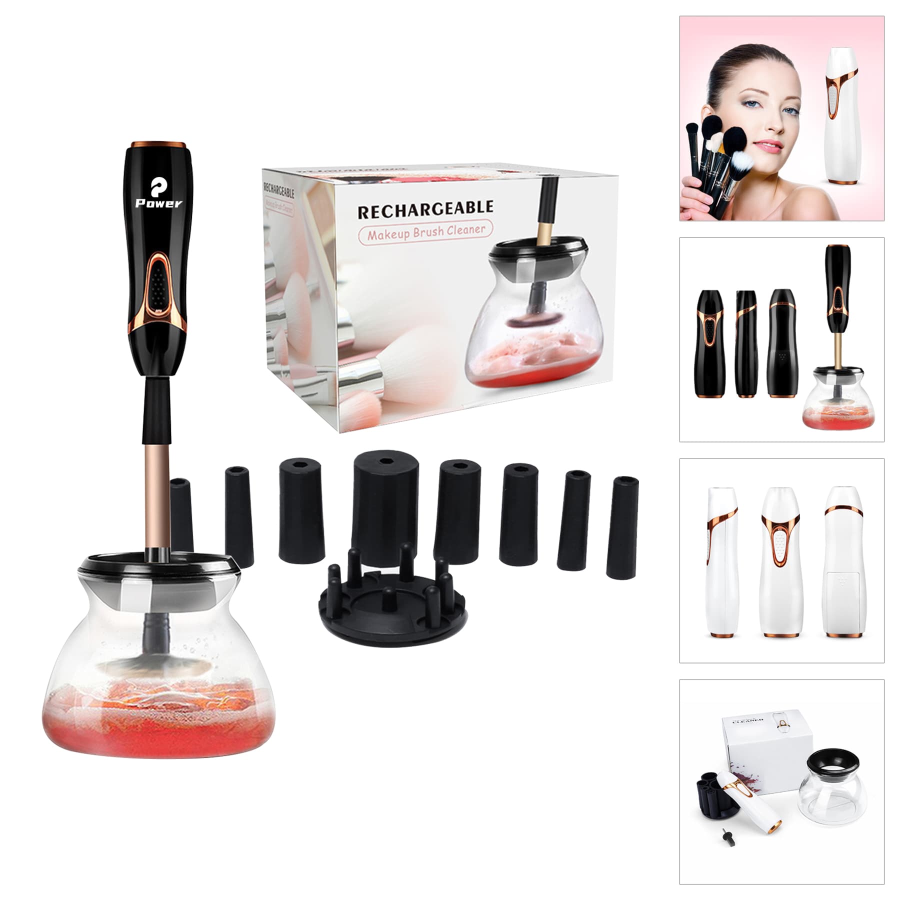 Luxury Fully Automatic Electric Makeup Brush Cleaner