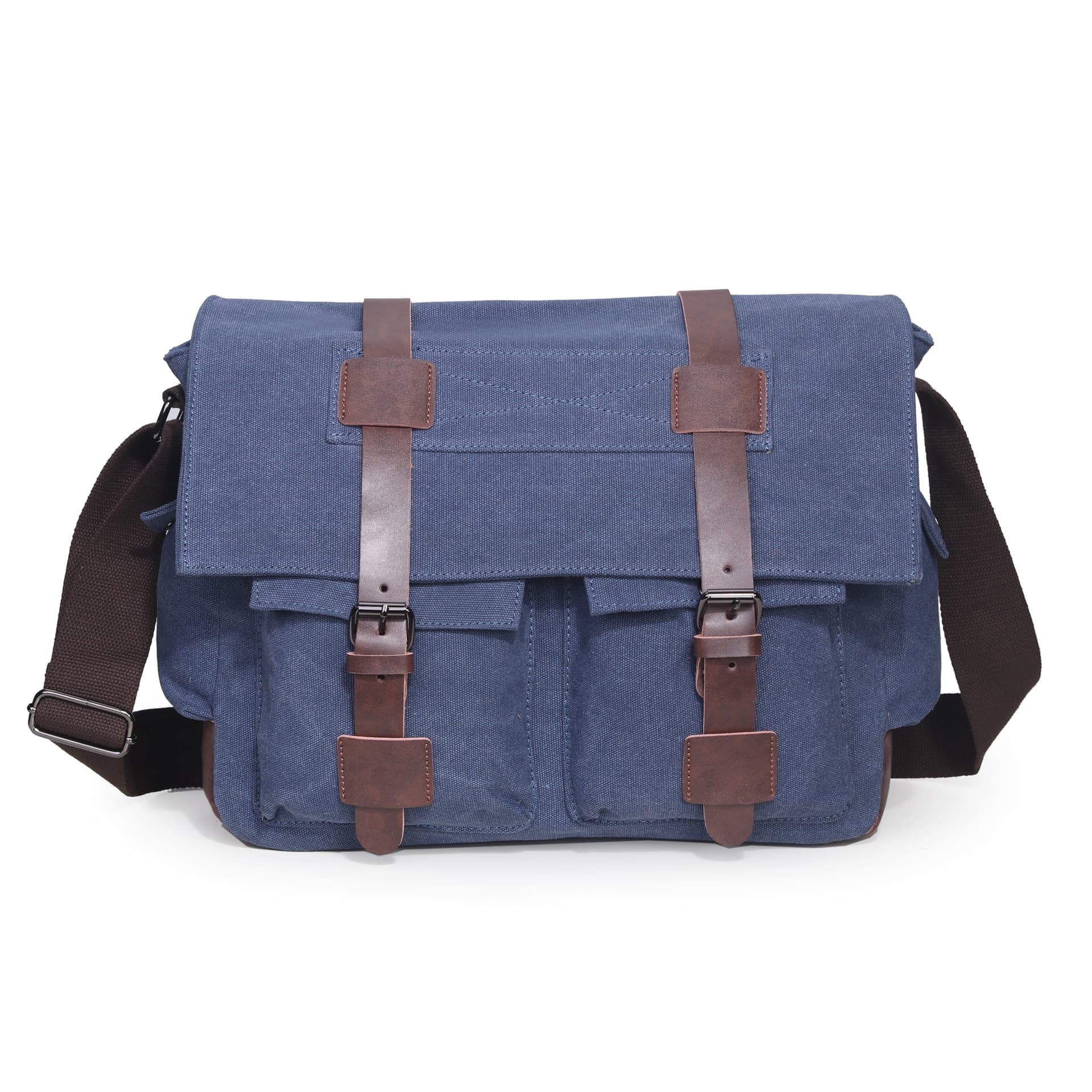 Canvas Messenger Laptop Bags Unisex