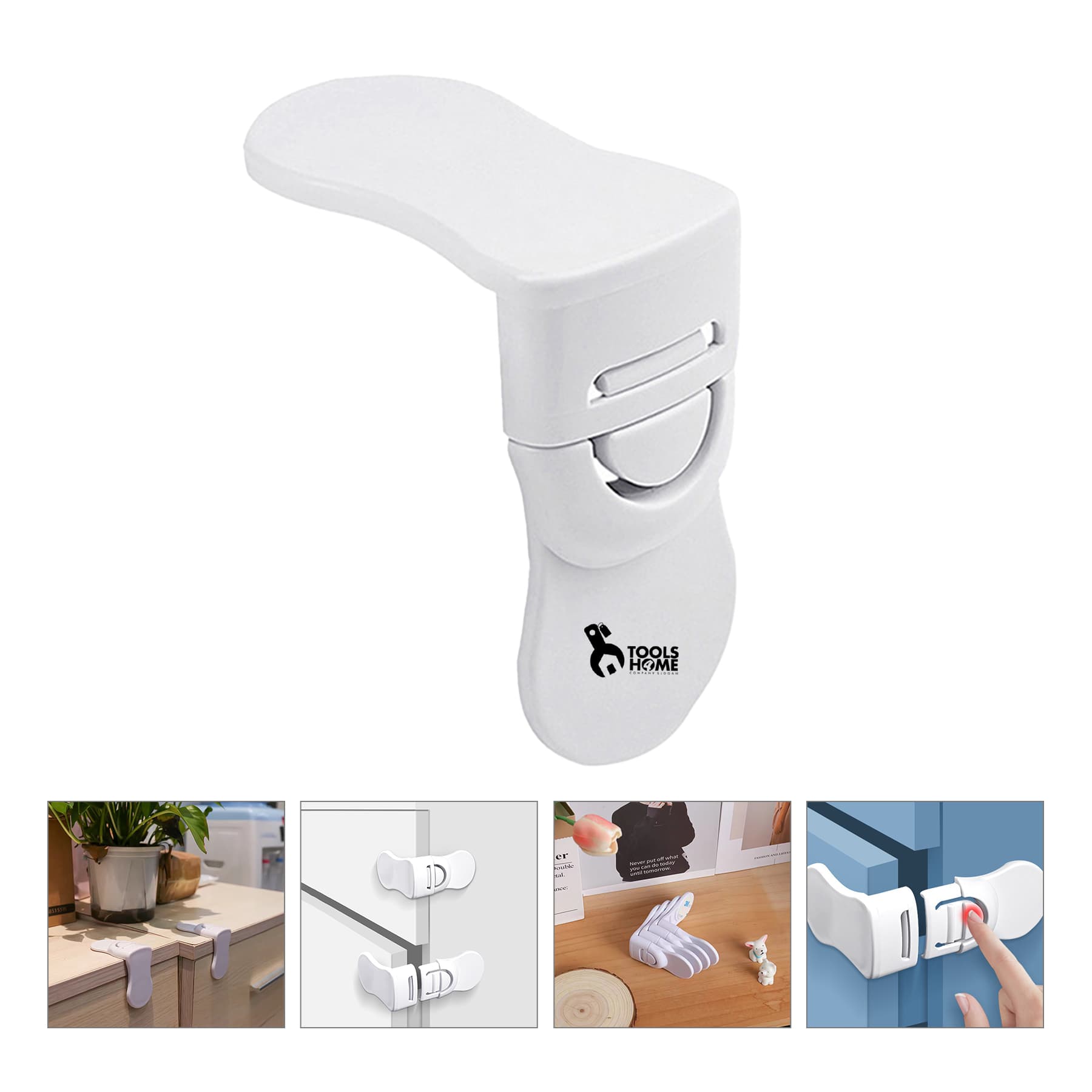 Multifunctional Cabinet Door Safety Lock