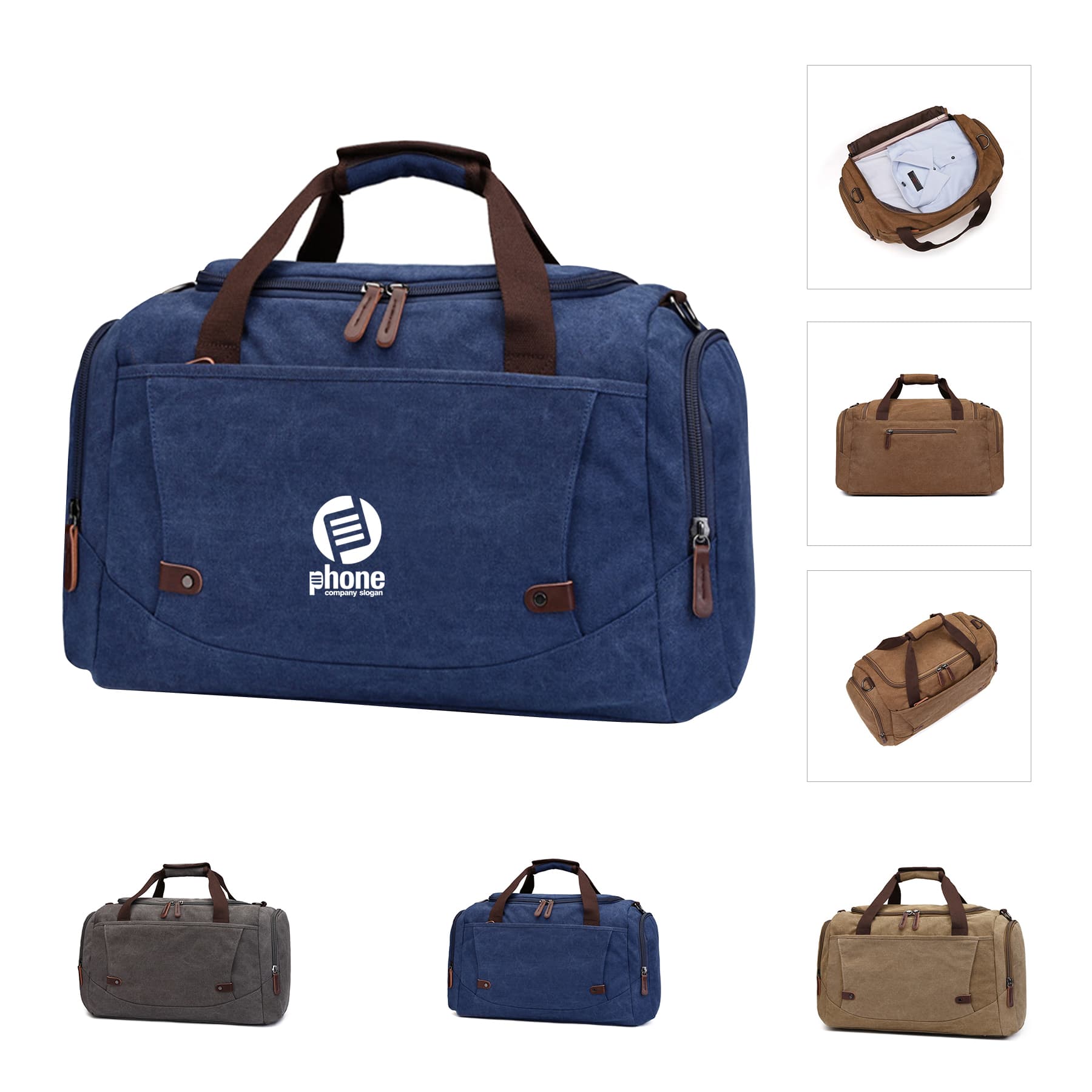 Overnight Compartment Duffel Weekend Travel Bags for Men